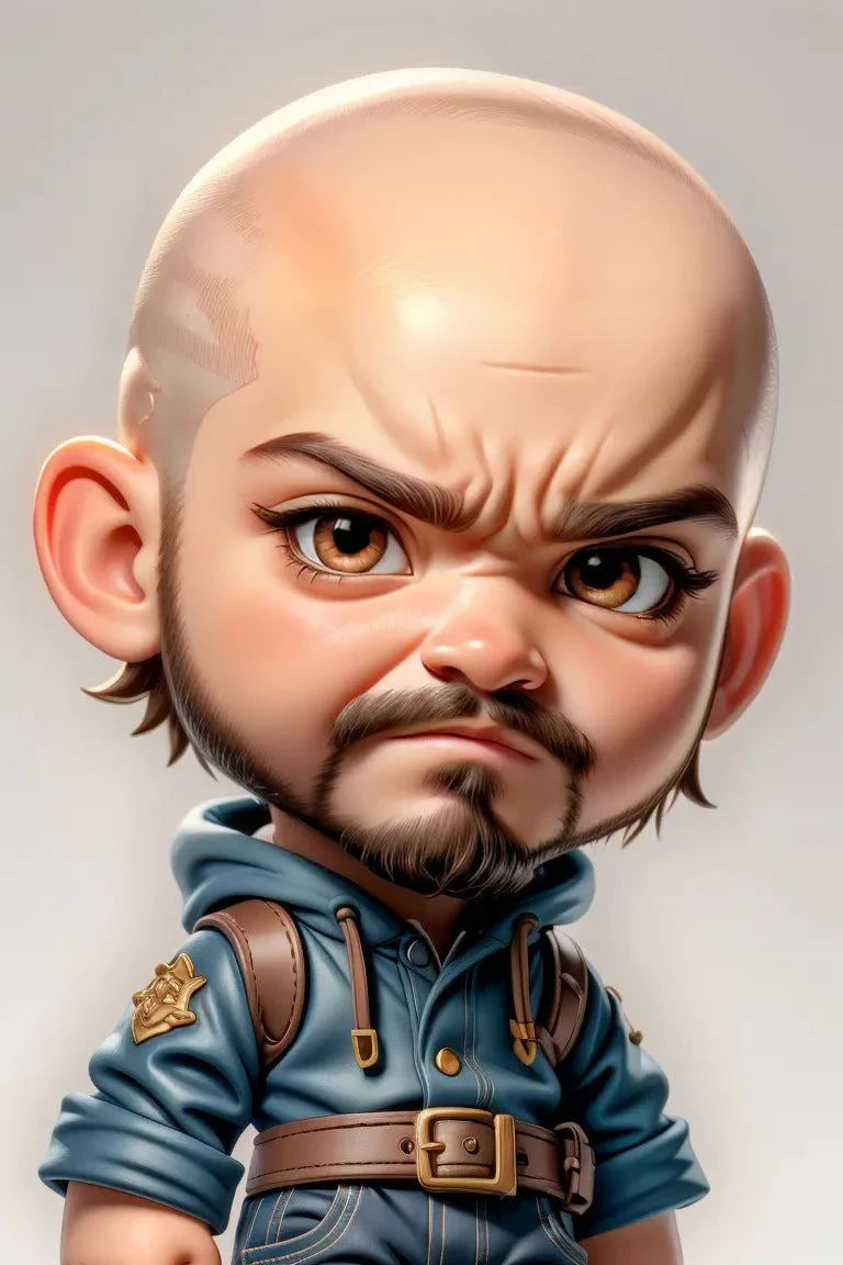 Custom A.I. art service transforming photos into unique futuristic designs; personalized digital download features high-resolution images and a LoRA file.