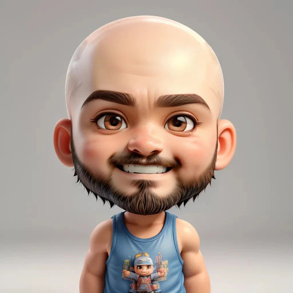 Custom A.I. art service transforms photos into unique digital designs.