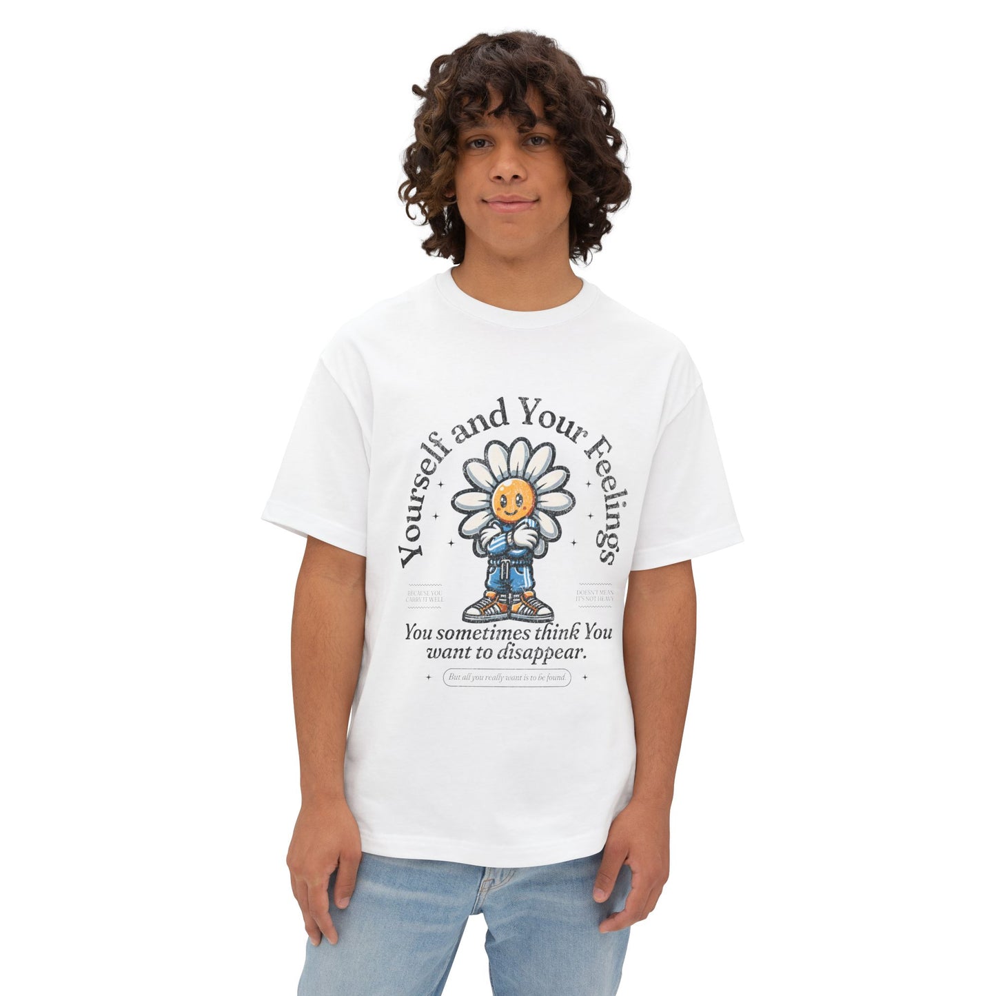 FPD - Yourself & Your Feelings Oversized Tee – Self-Awareness Statement Shirt