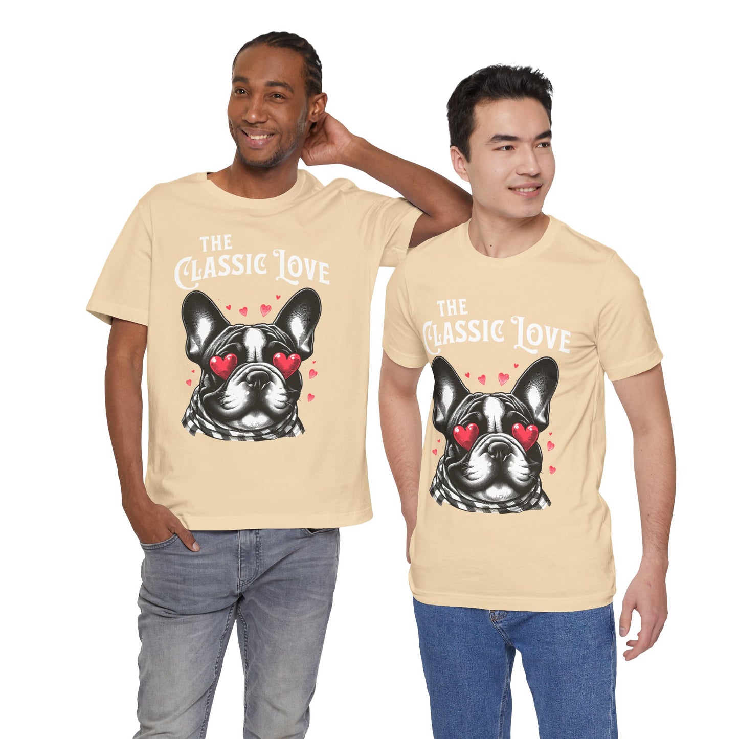 FPD - Unisex T-shirt - Pug Classic Love Tee – Cute Dog Lover Statement Shirt