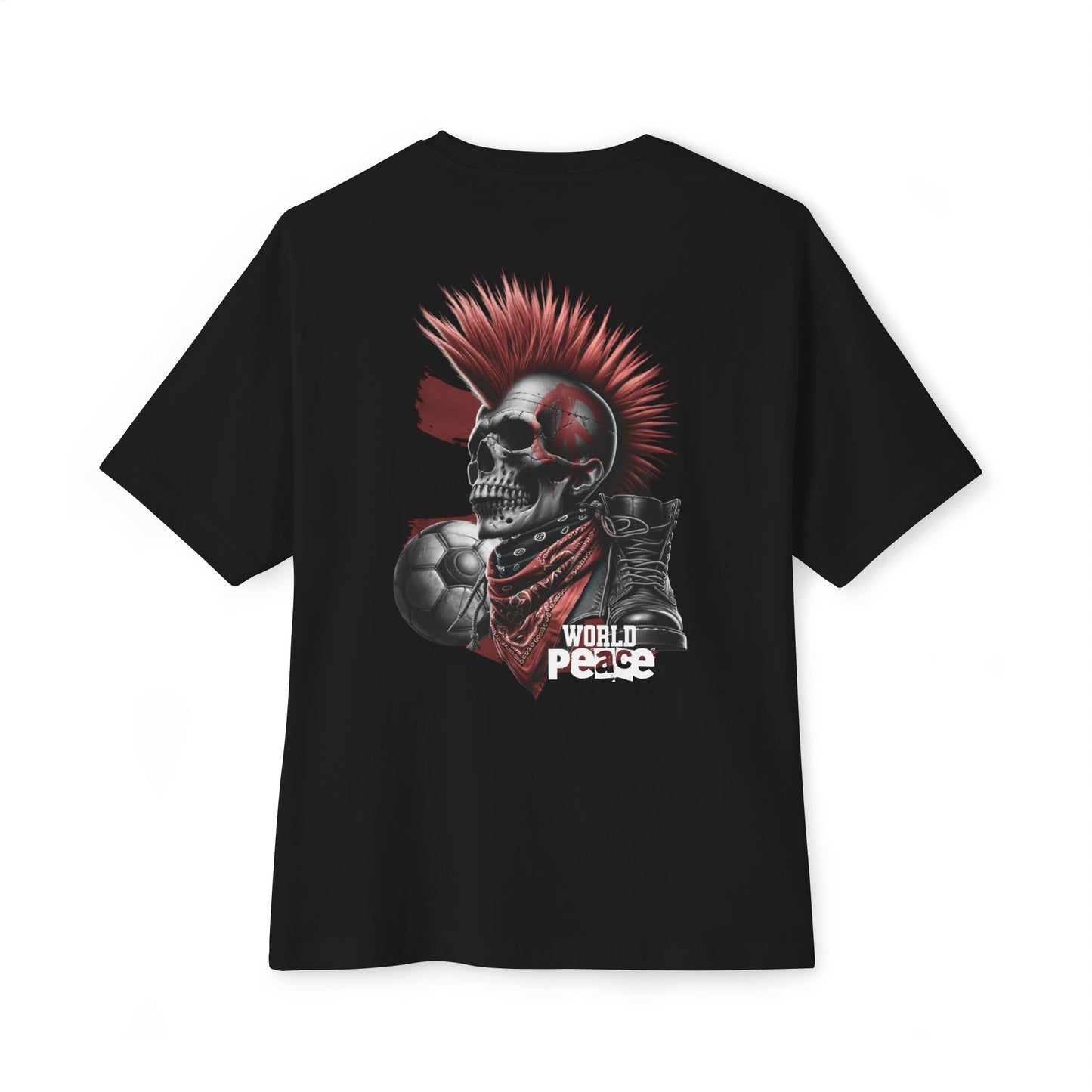 F&BPD - World Peace Oversized Tee – Hope & Unity Statement Shirt