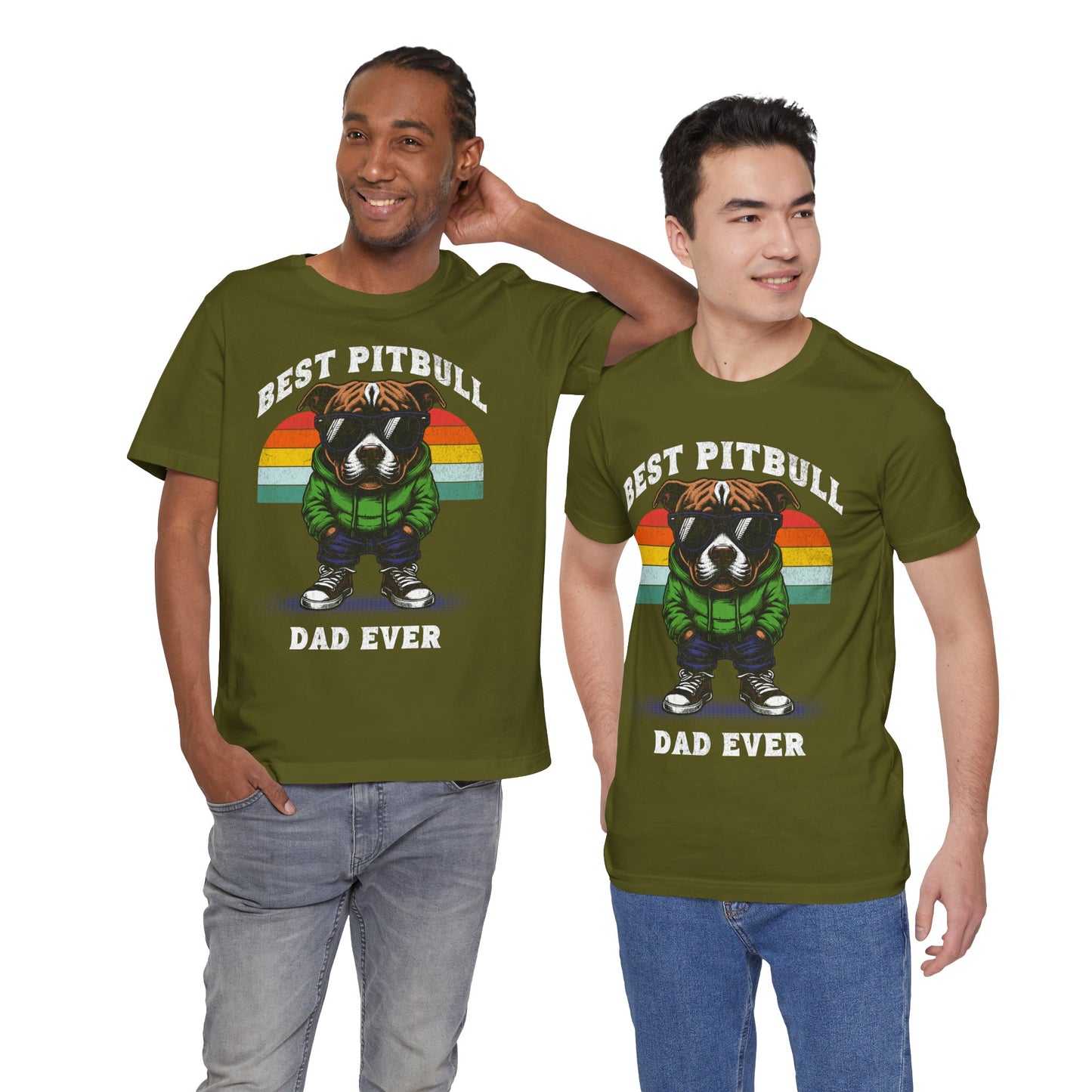 FPD - Unisex T-shirt - Best Pitbull Dad Ever Tee – Dog Lover Statement Shirt
