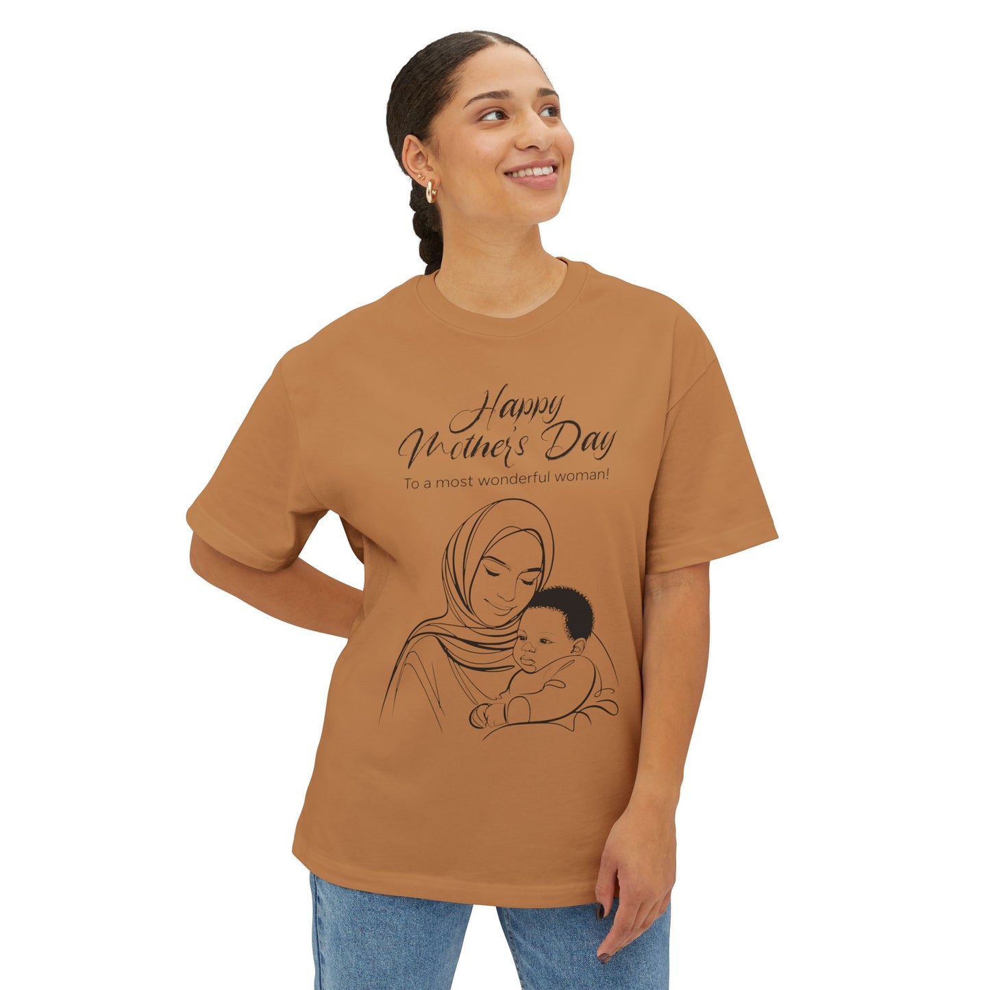 Mother’s Day Oversized T-Shirt – Premium Relaxed Fit Gift for Moms