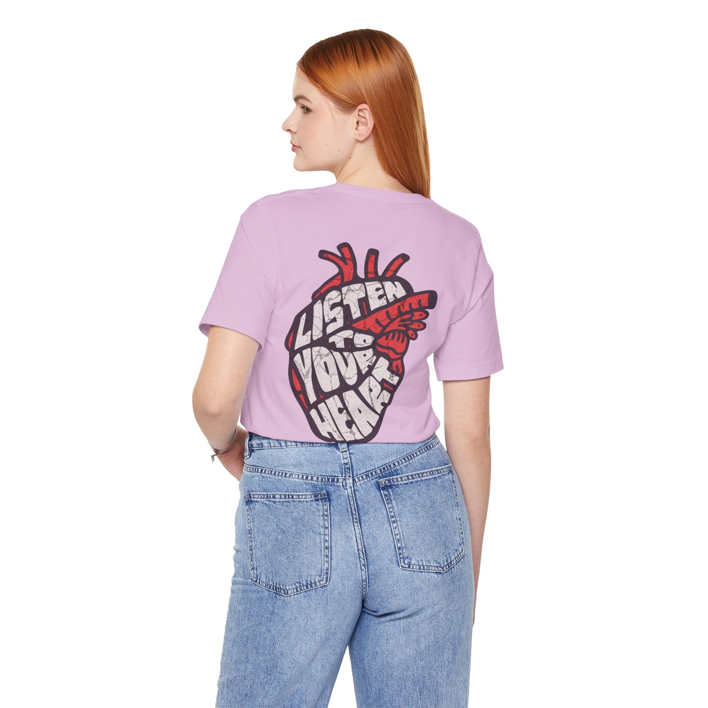 F&BPD - Unisex T-shirt - Listen to Your Heart Tee – Intuition & Emotion Statement Shirt