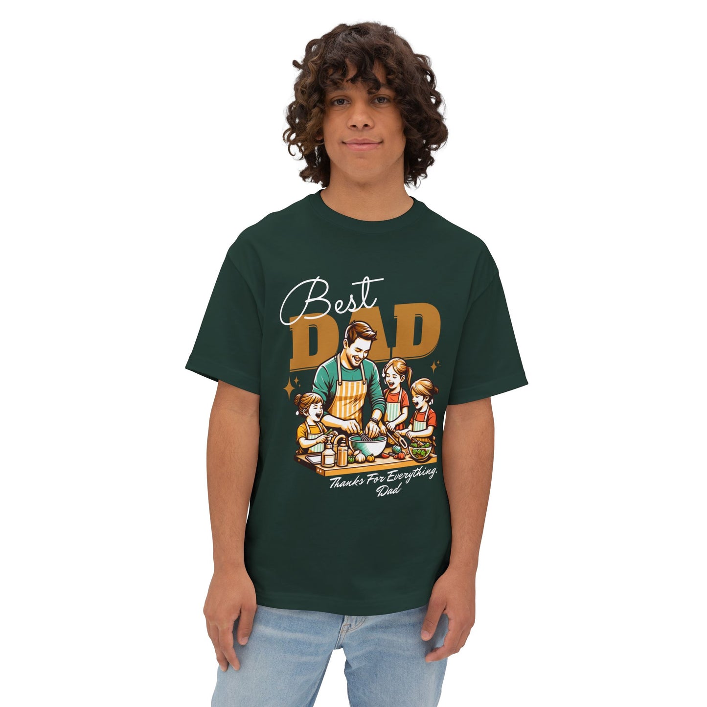 Best Dad Oversized T-Shirt – Relaxed Fit | Father’s Day Gift