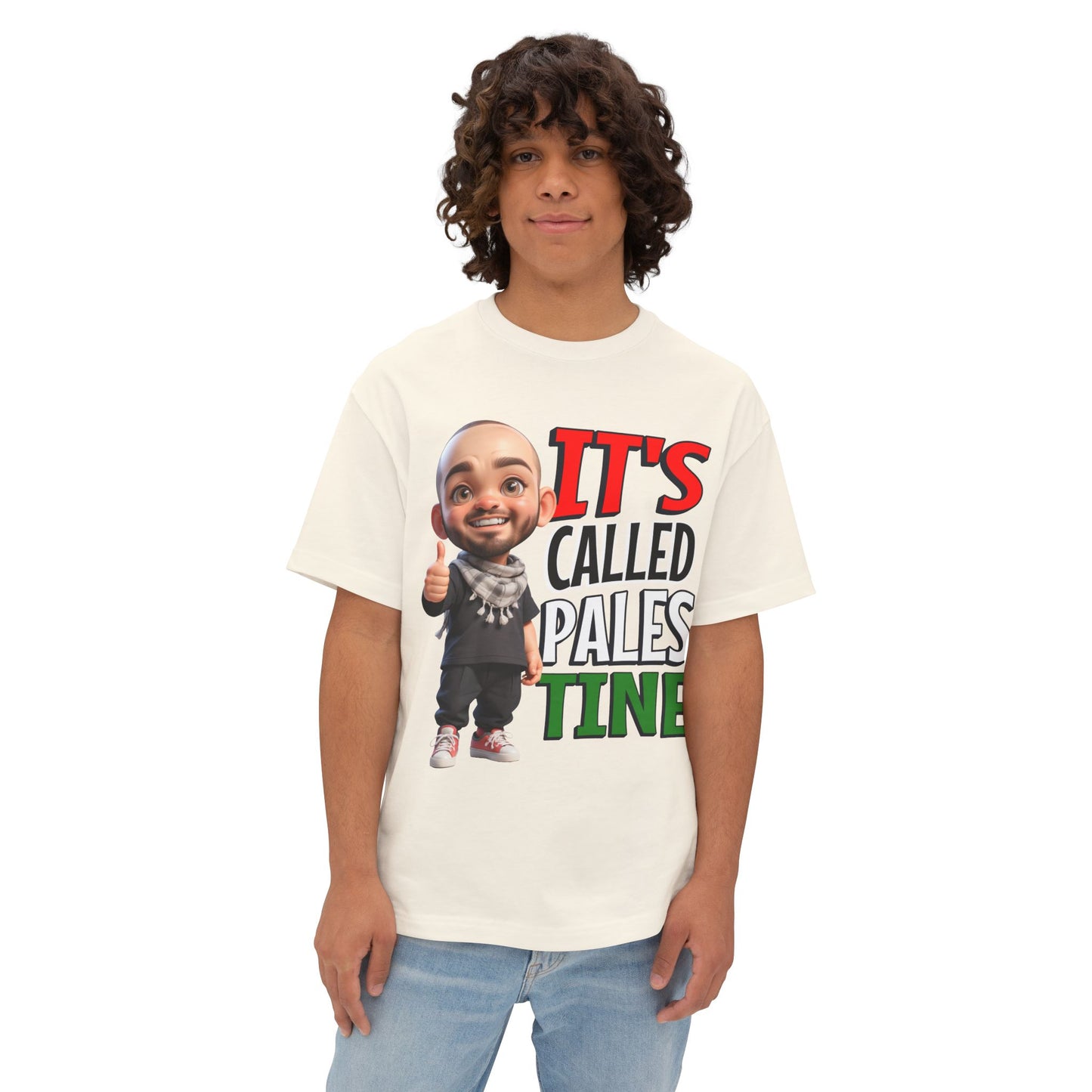 It’s Called Palestine Oversized Tee – Bold Pro-Palestine Graphic Shirt - FPD