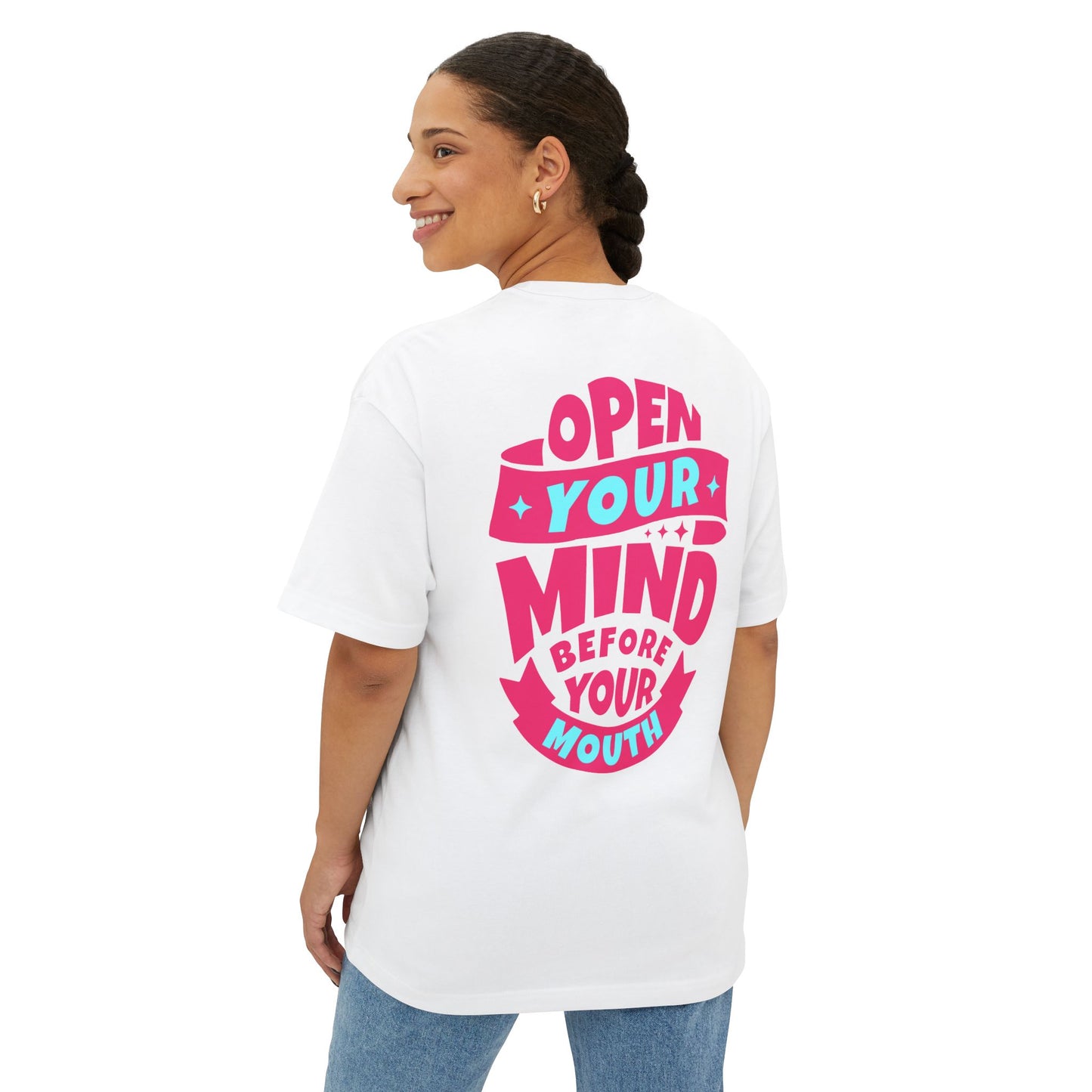 F&BPD - Open Your Mind Oversized Tee – Wisdom Statement Streetwear
