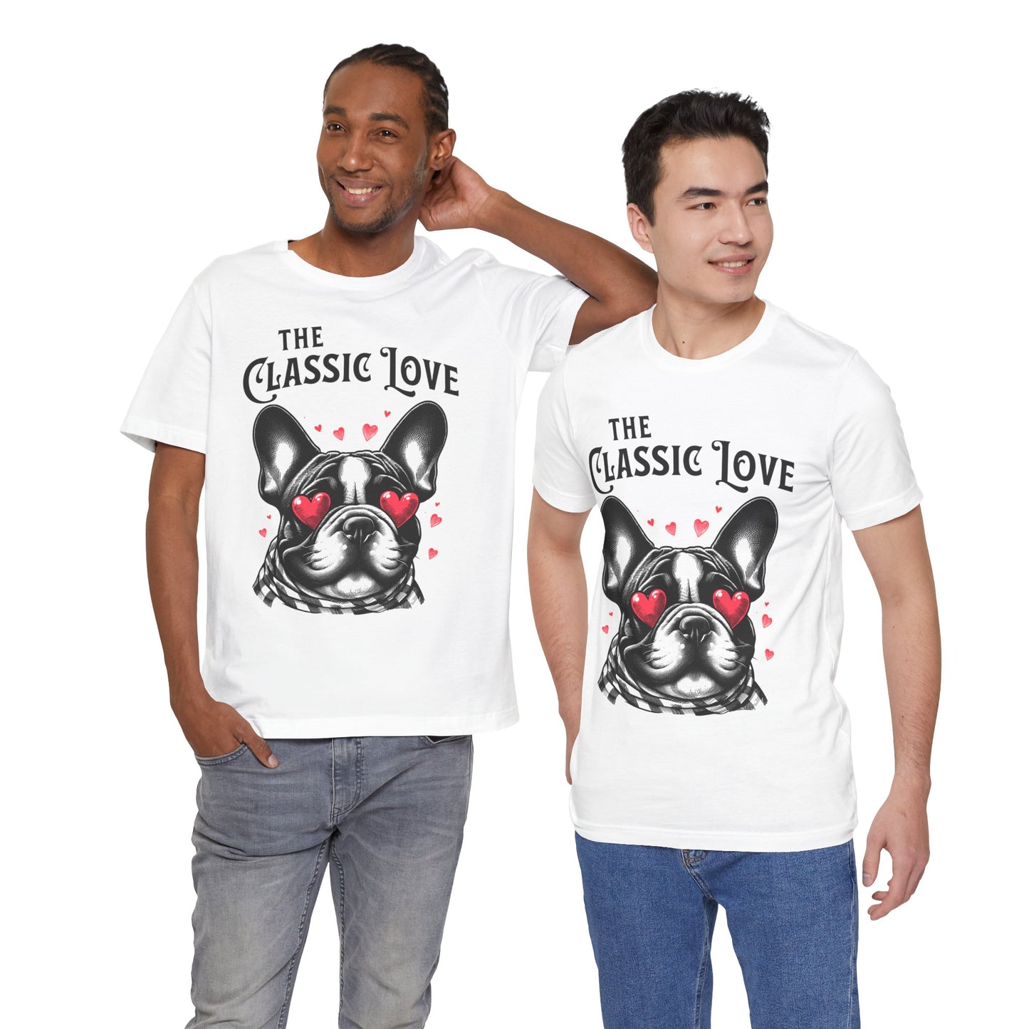 FPD - Unisex T-shirt - Pug Classic Love Tee – Cute Dog Lover Statement Shirt
