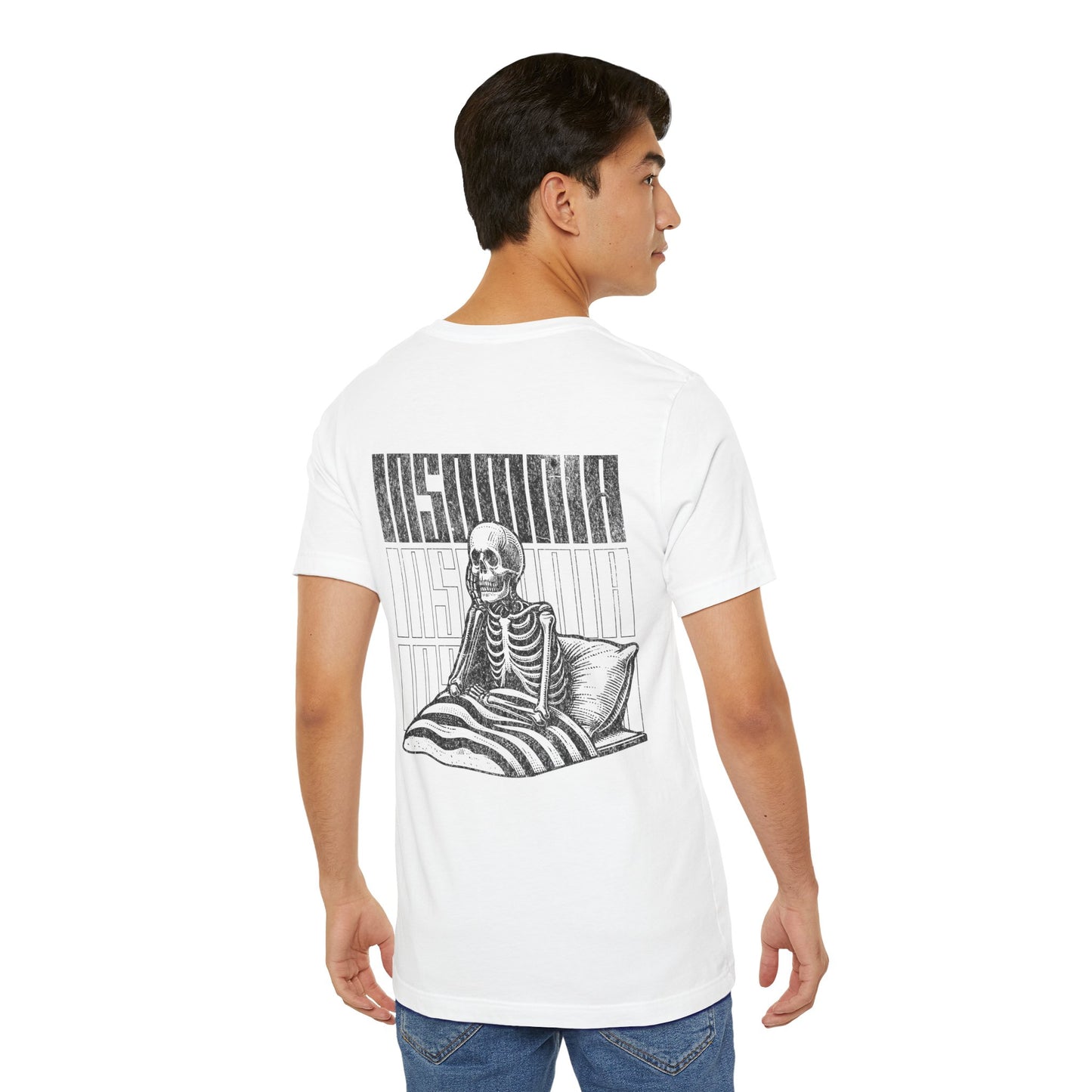 F&BPD - Unisex T-shirt - Insomnia Tee – Late Night Mind Battle Statement Shirt