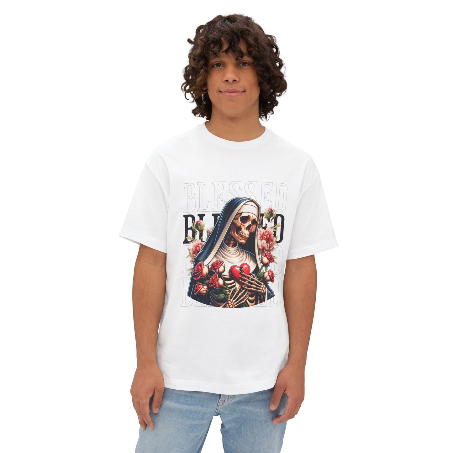 FPD - Blessed Oversized Tee – Minimalist Faith & Gratitude Shirt