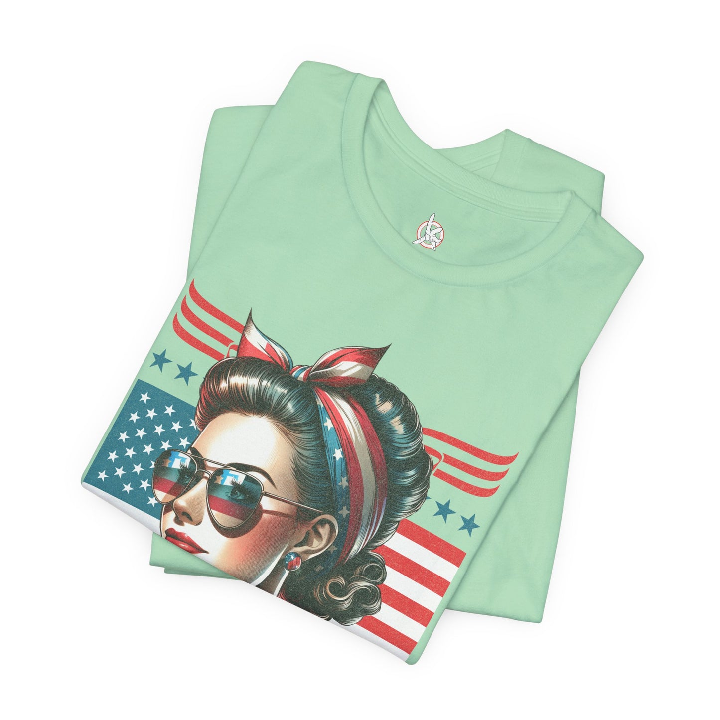 American Mom T-Shirt – Patriotic Tee for Moms