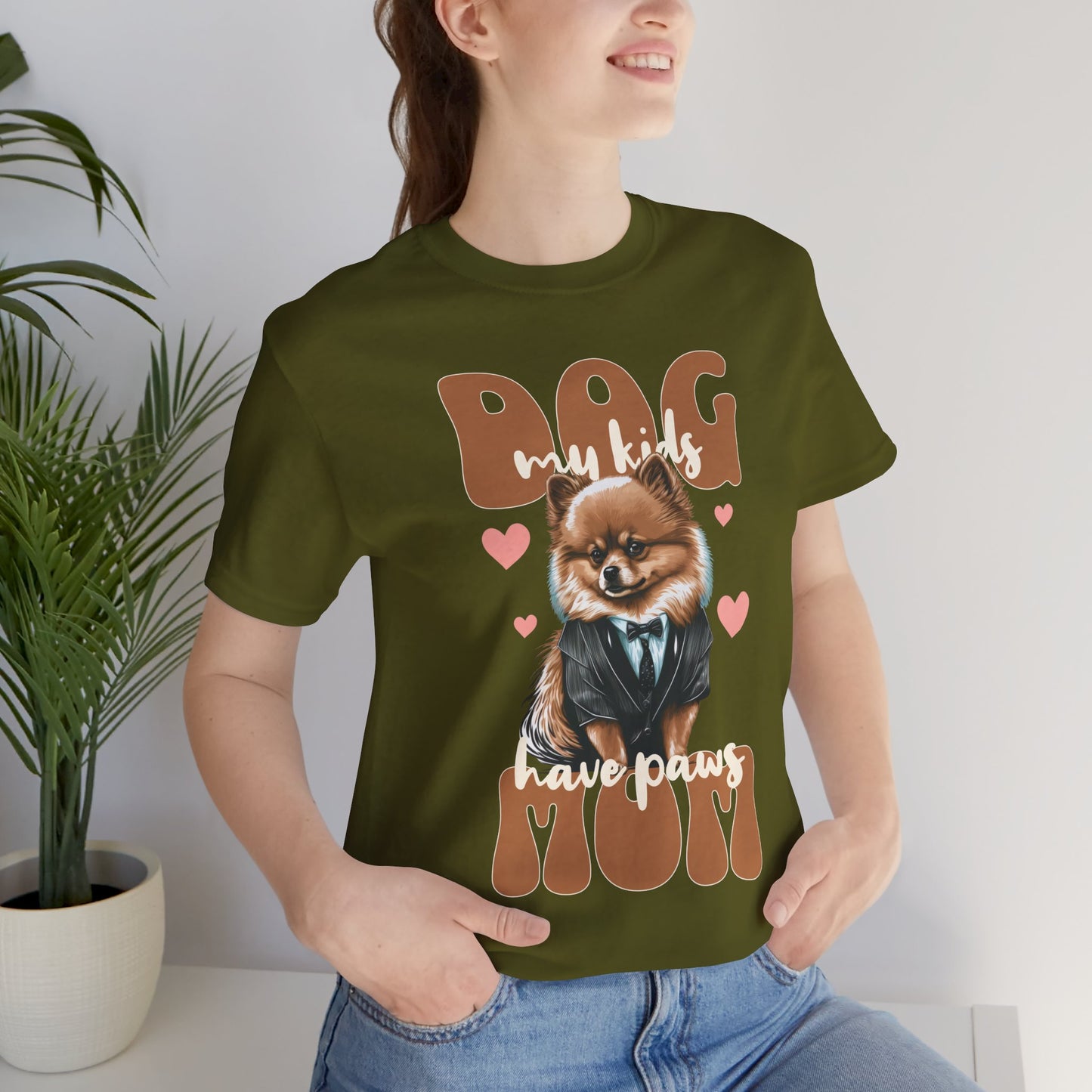 Dog Mom T-Shirt | Cute Pet Lover Unisex Tee - FPD