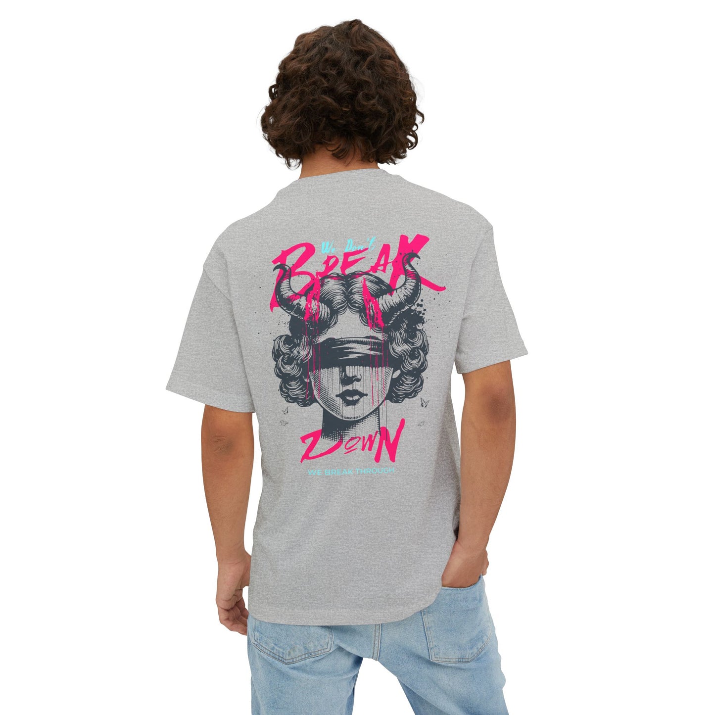 F&BPD - We Don’t Break Down, We Breakthrough Oversized Tee – Bold Strength Streetwear