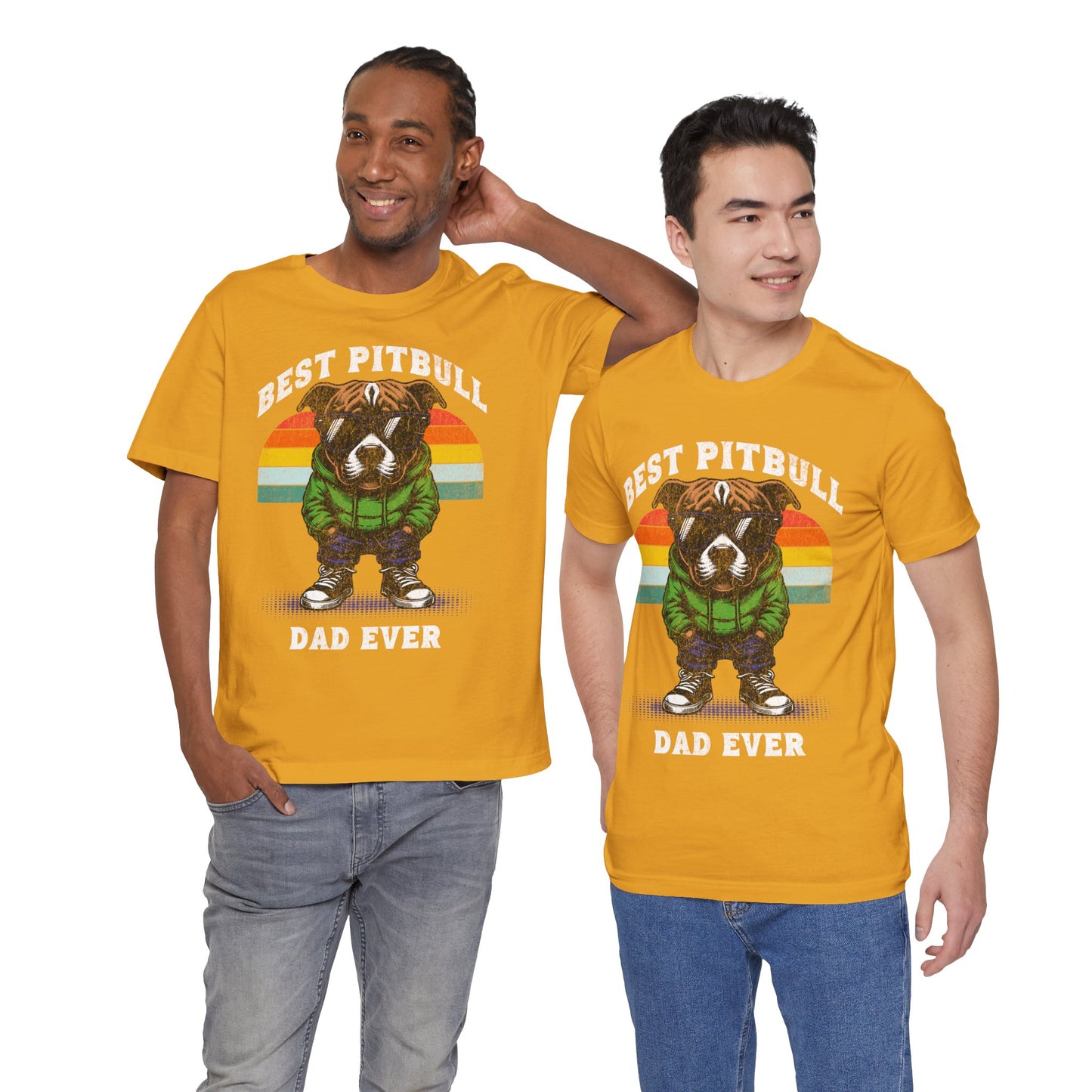 FPD - Unisex T-shirt - Best Pitbull Dad Ever Tee – Dog Lover Statement Shirt