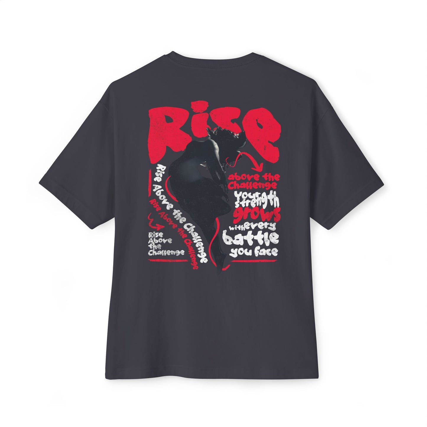 F&BPD - Rise Oversized Tee – Mental Armor & Empowerment Streetwear
