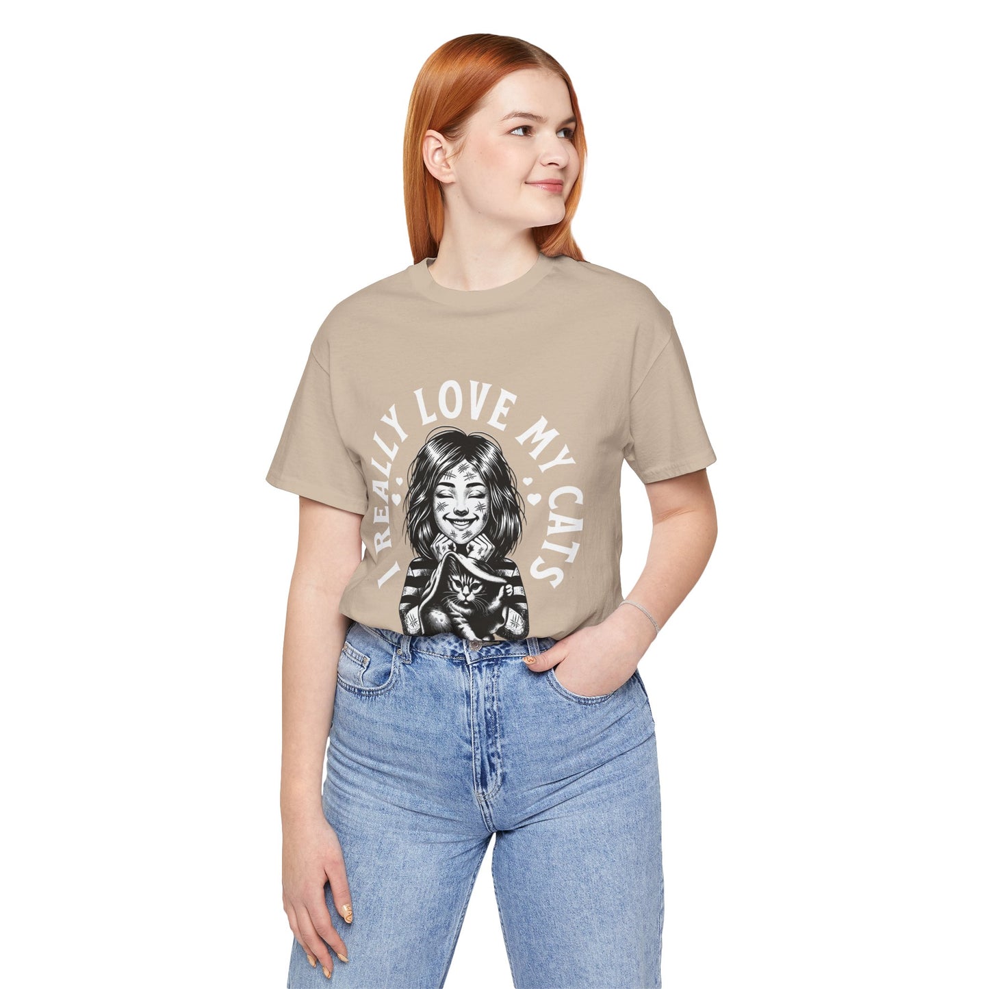 I Really Love My Cats T-Shirt | Cute Cat Lover Unisex Tee - FPD