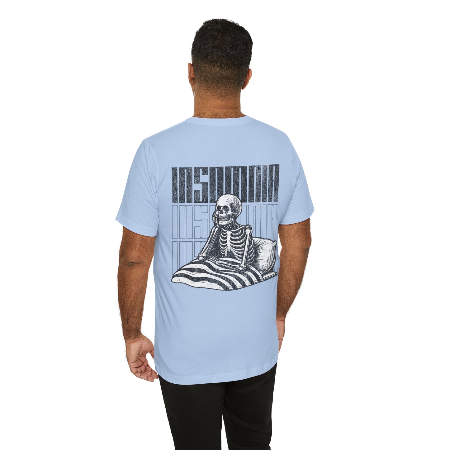 F&BPD - Unisex T-shirt - Insomnia Tee – Late Night Mind Battle Statement Shirt
