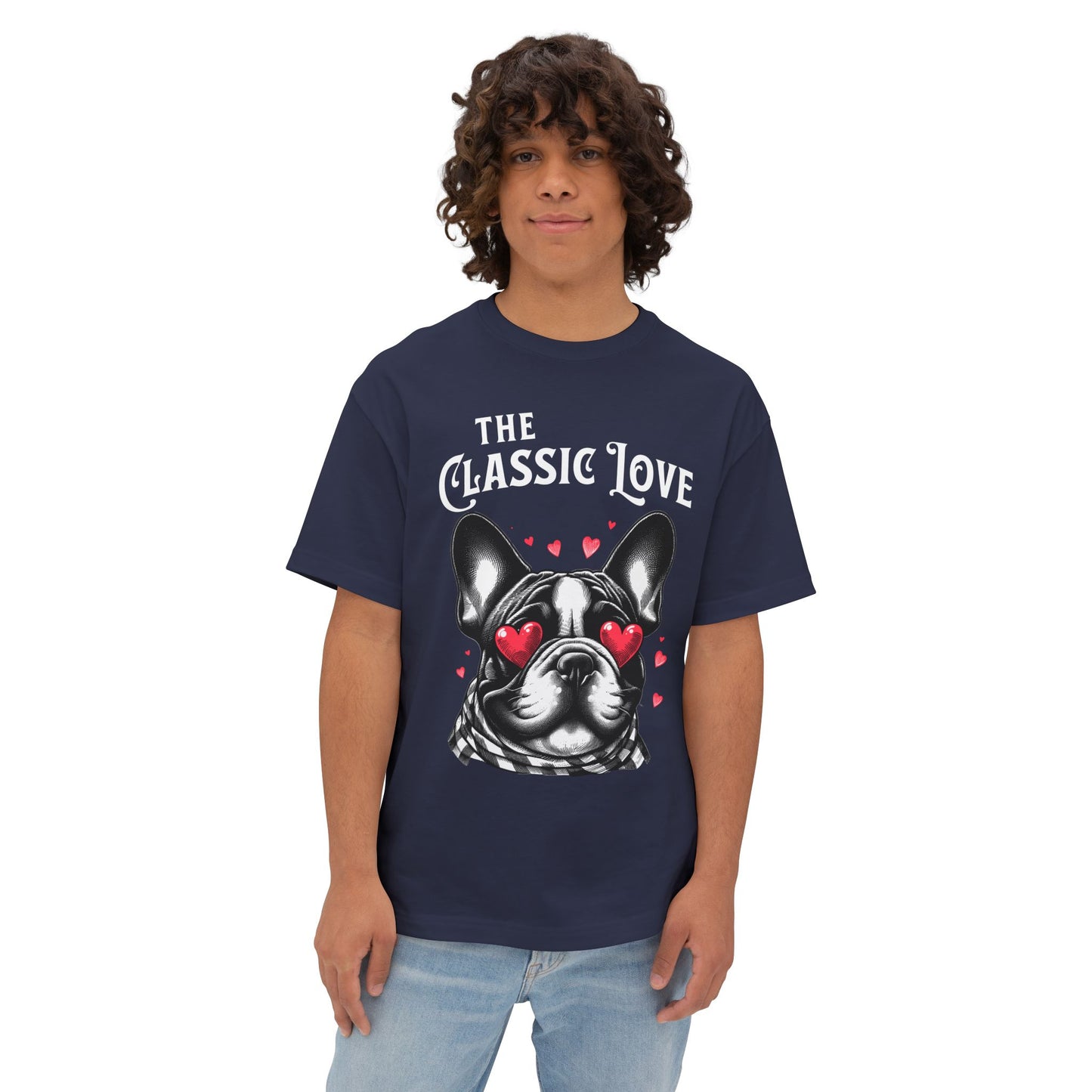 FPD - Pug Classic Love Oversized Tee – Cute Dog Lover Streetwear