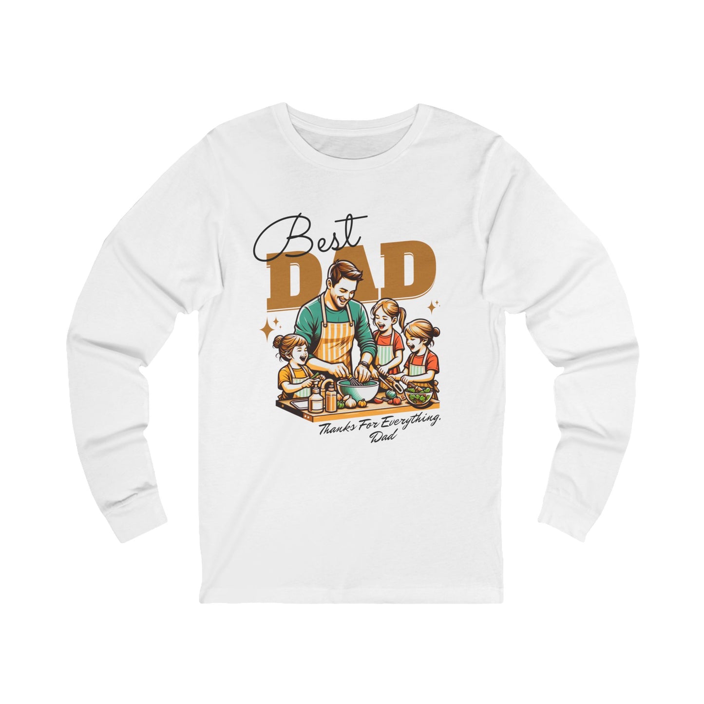 Best Dad - Unisex Long Sleeve Tee - Father's Day Gift