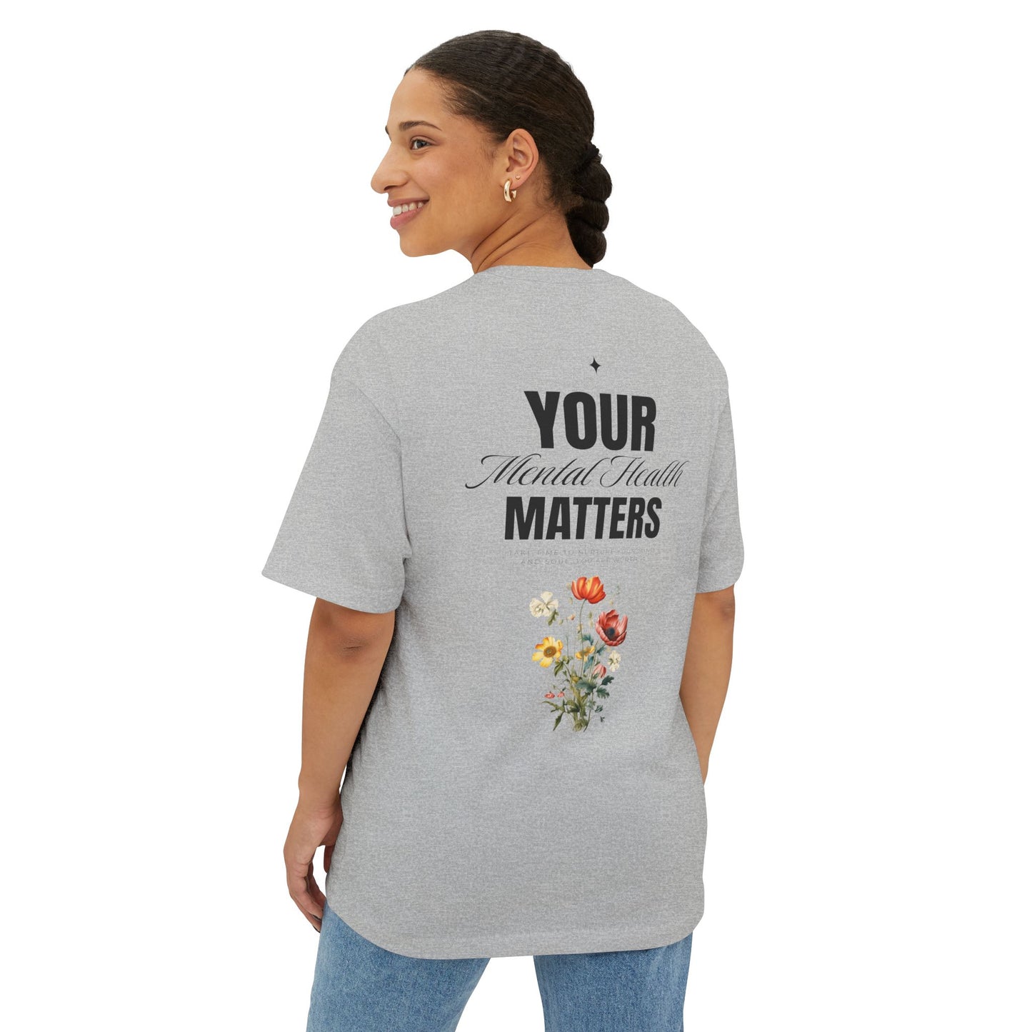 F&BPD - Your Mental Health Matters Oversized Tee – Awareness Statement Streetwear