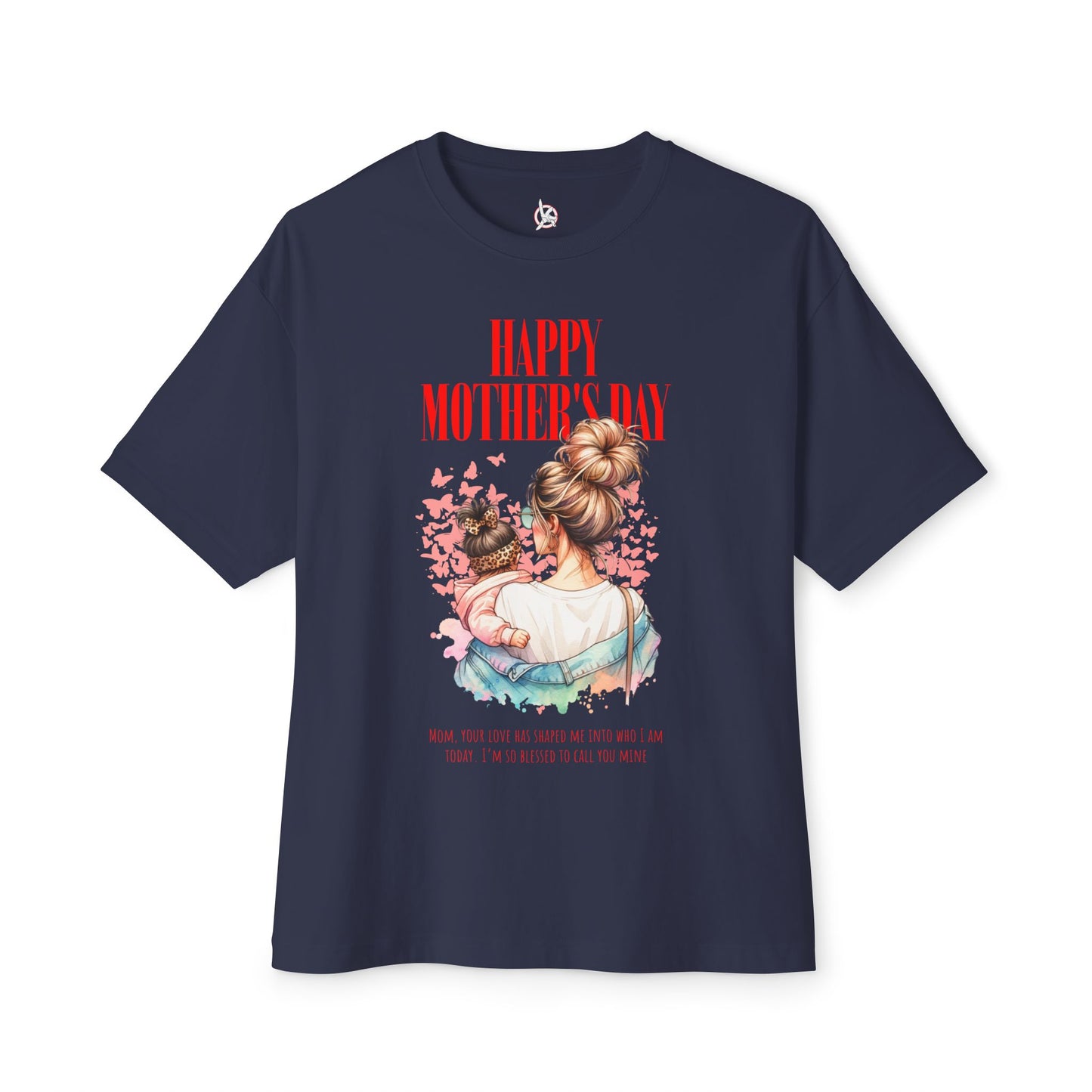 Happy Mother’s Day Oversized T-Shirt – Relaxed Fit Gift for Moms