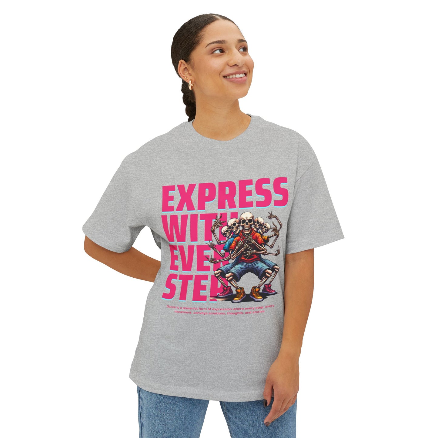 FPD - Express With Every Step Oversized Tee – Creative Confidence Shirt