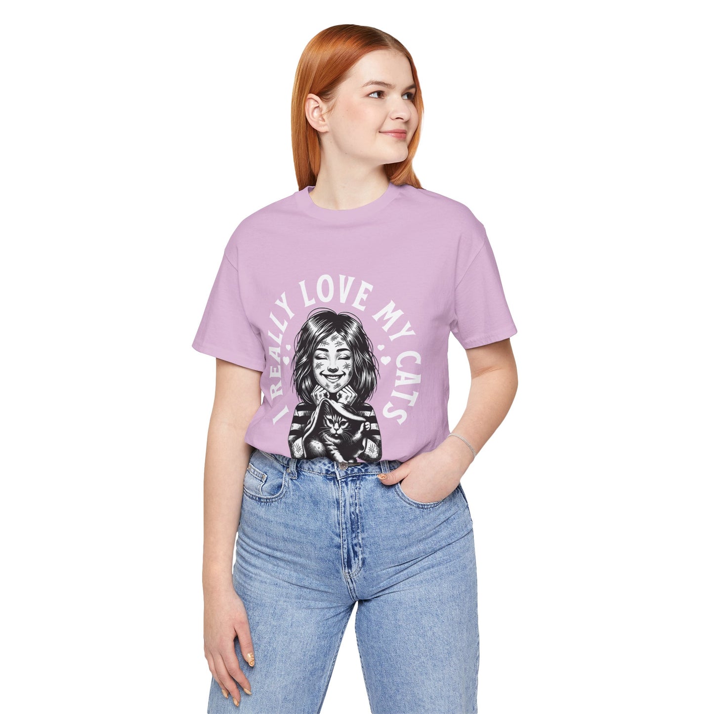 I Really Love My Cats T-Shirt | Cute Cat Lover Unisex Tee - FPD