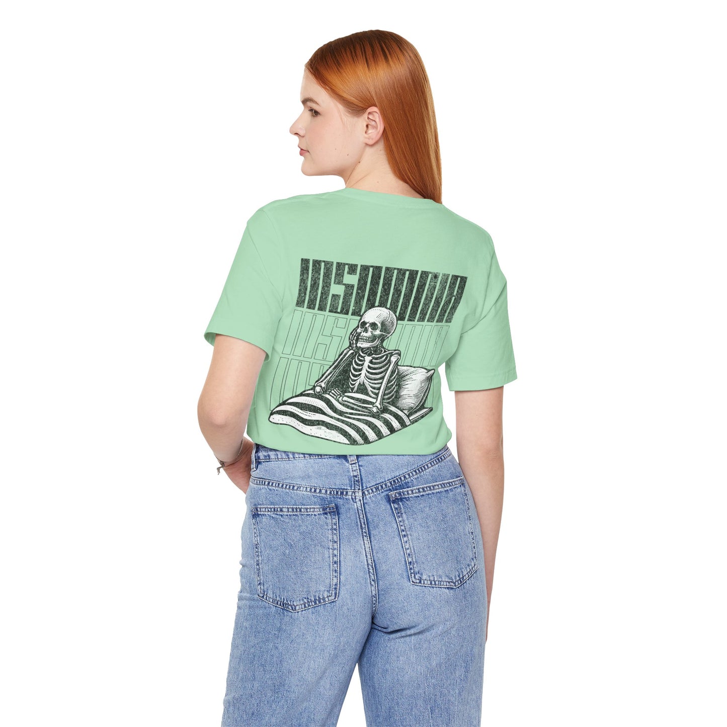 F&BPD - Unisex T-shirt - Insomnia Tee – Late Night Mind Battle Statement Shirt