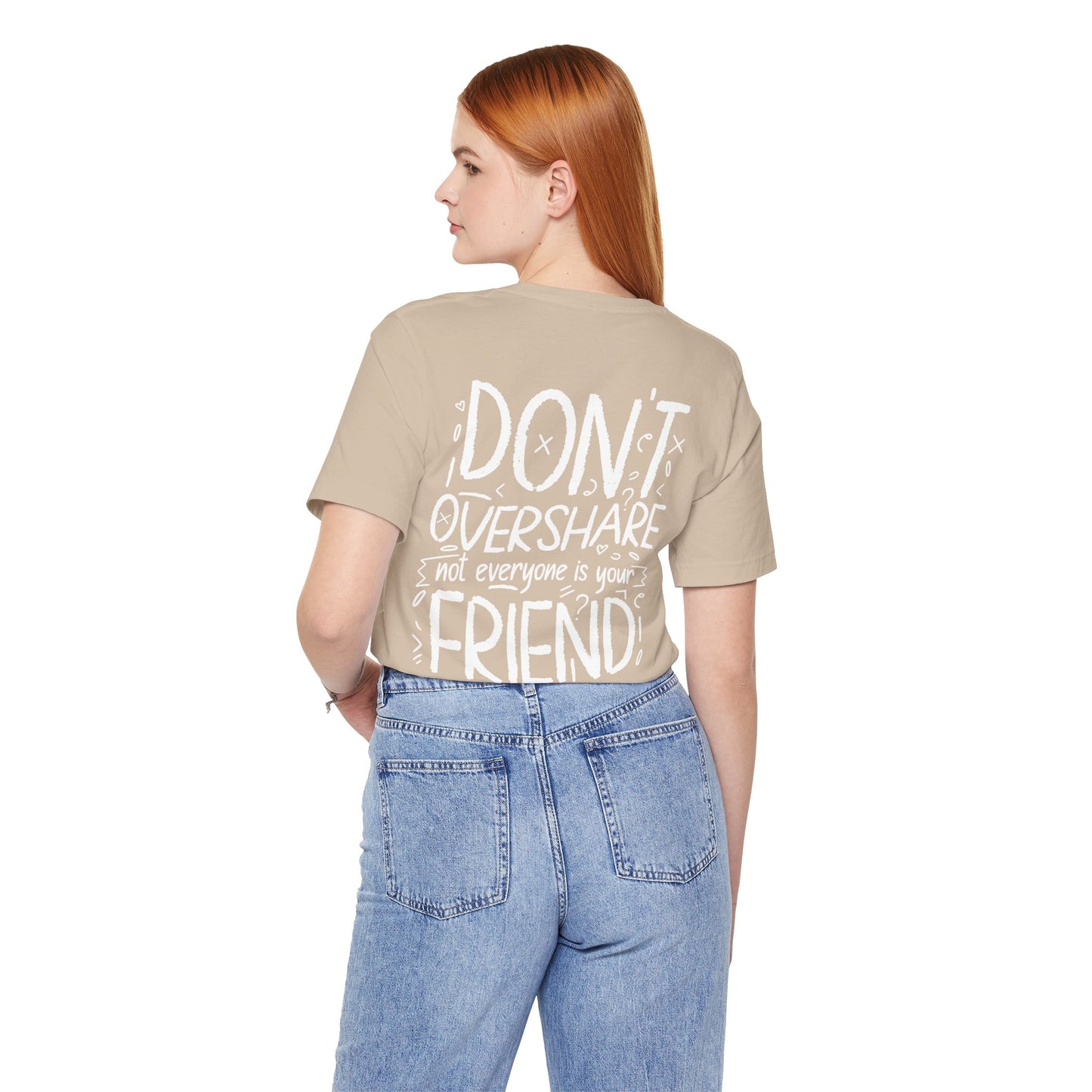 F&BPD - Don’t Overshare Unisex Tee – Boundaries Statement Shirt