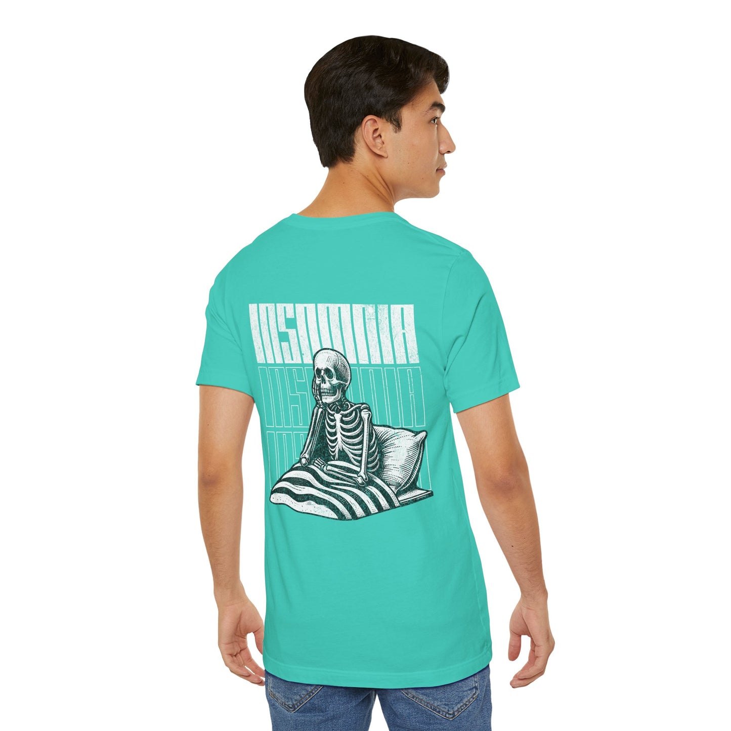 F&BPD - Unisex T-shirt - Insomnia Tee – Late Night Mind Battle Statement Shirt