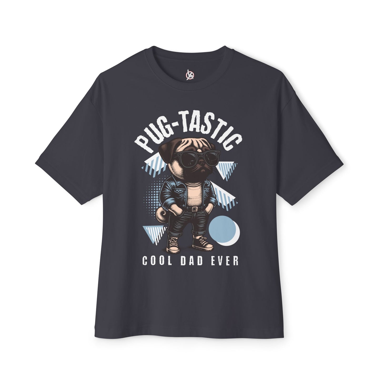 FPD - Pugtastic Oversized Tee – Playful Dog Lover Streetwear