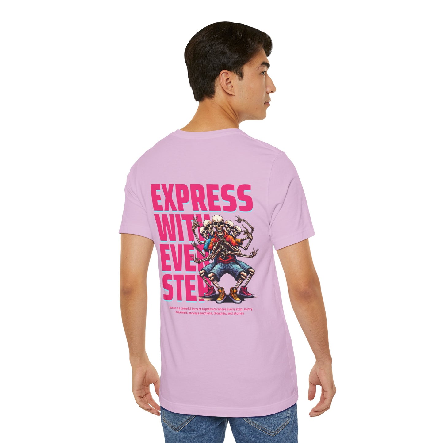 F&BPD - Unisex T-shirt - Express With Every Step Tee – Self-Expression Statement Shirt