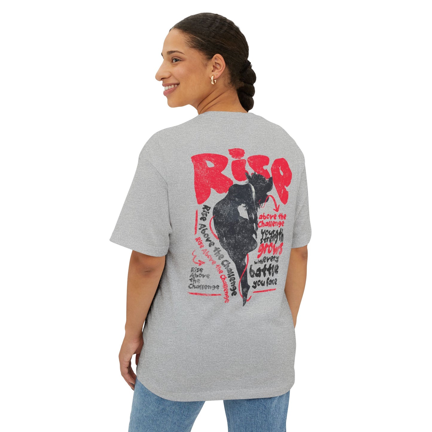 F&BPD - Rise Oversized Tee – Mental Armor & Empowerment Streetwear