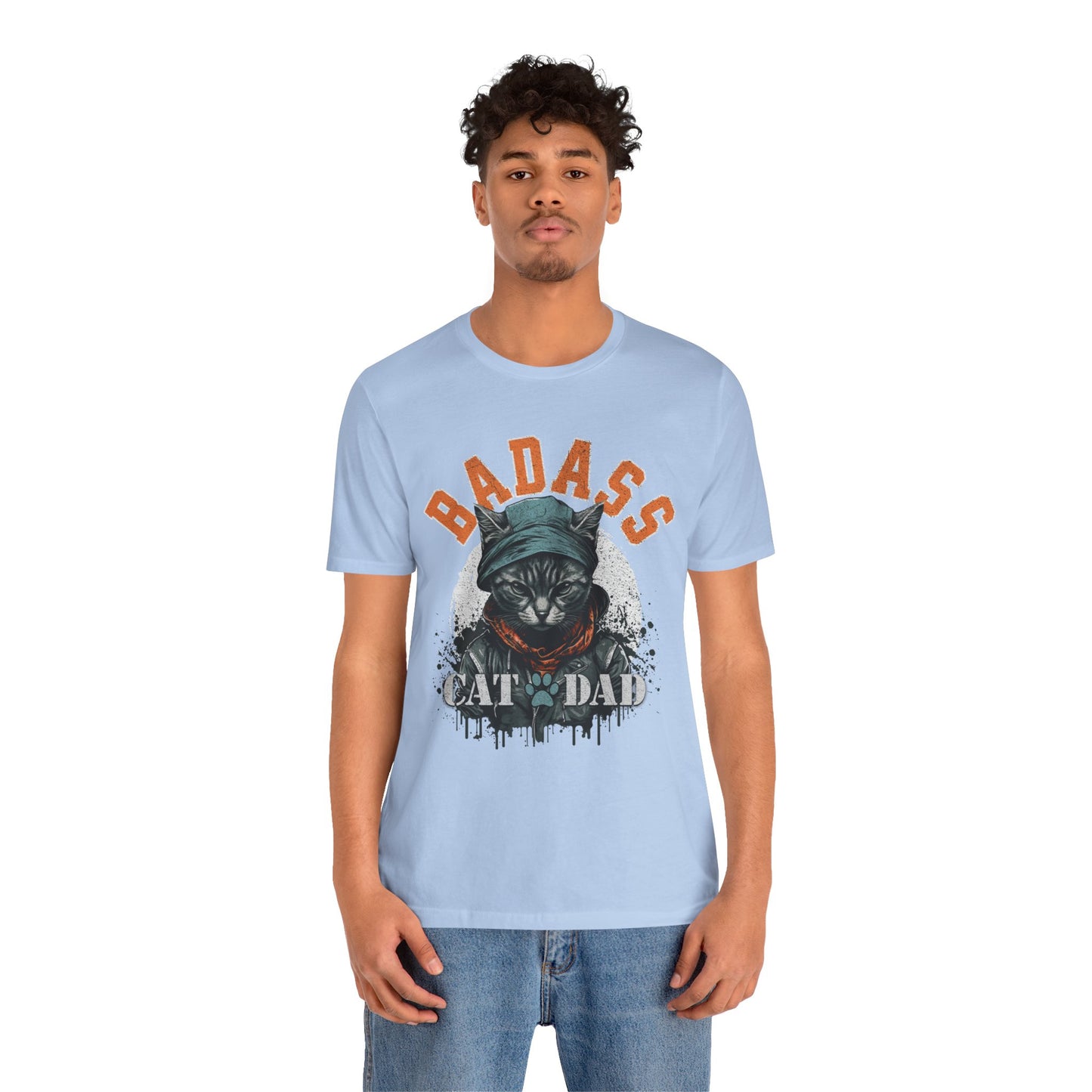 Badass Cat Dad Unisex T-Shirt – Funny Cat Lover Tee for Proud Pet Owners - FPD