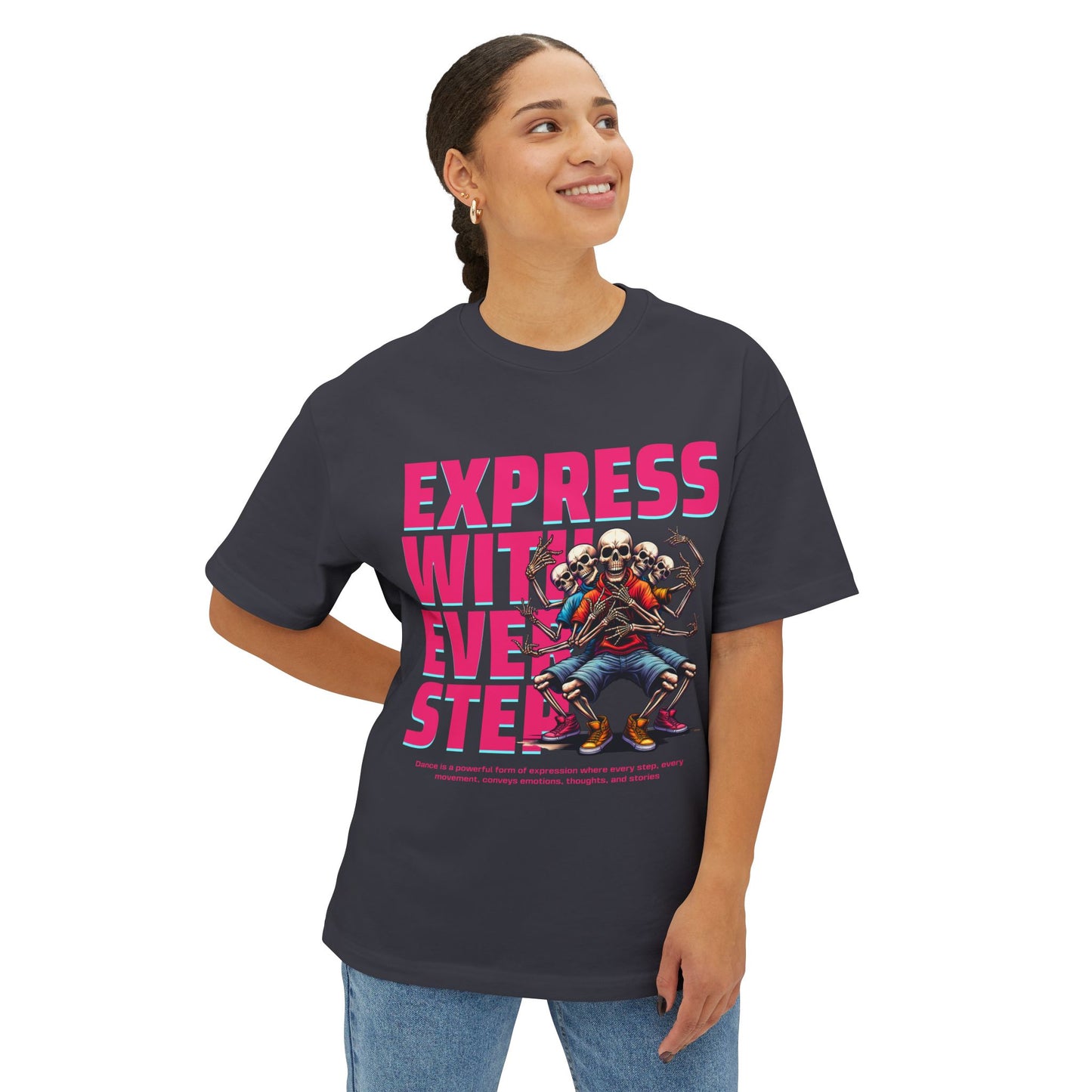 FPD - Express With Every Step Oversized Tee – Creative Confidence Shirt