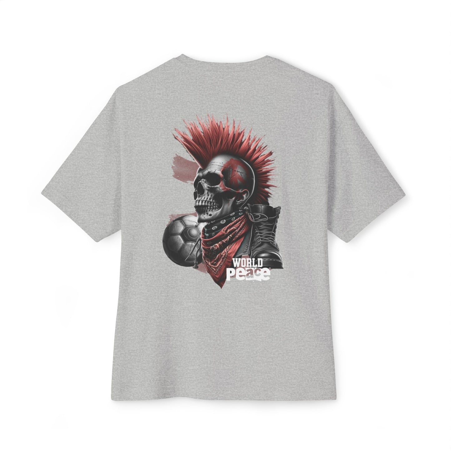 F&BPD - World Peace Oversized Tee – Hope & Unity Statement Shirt