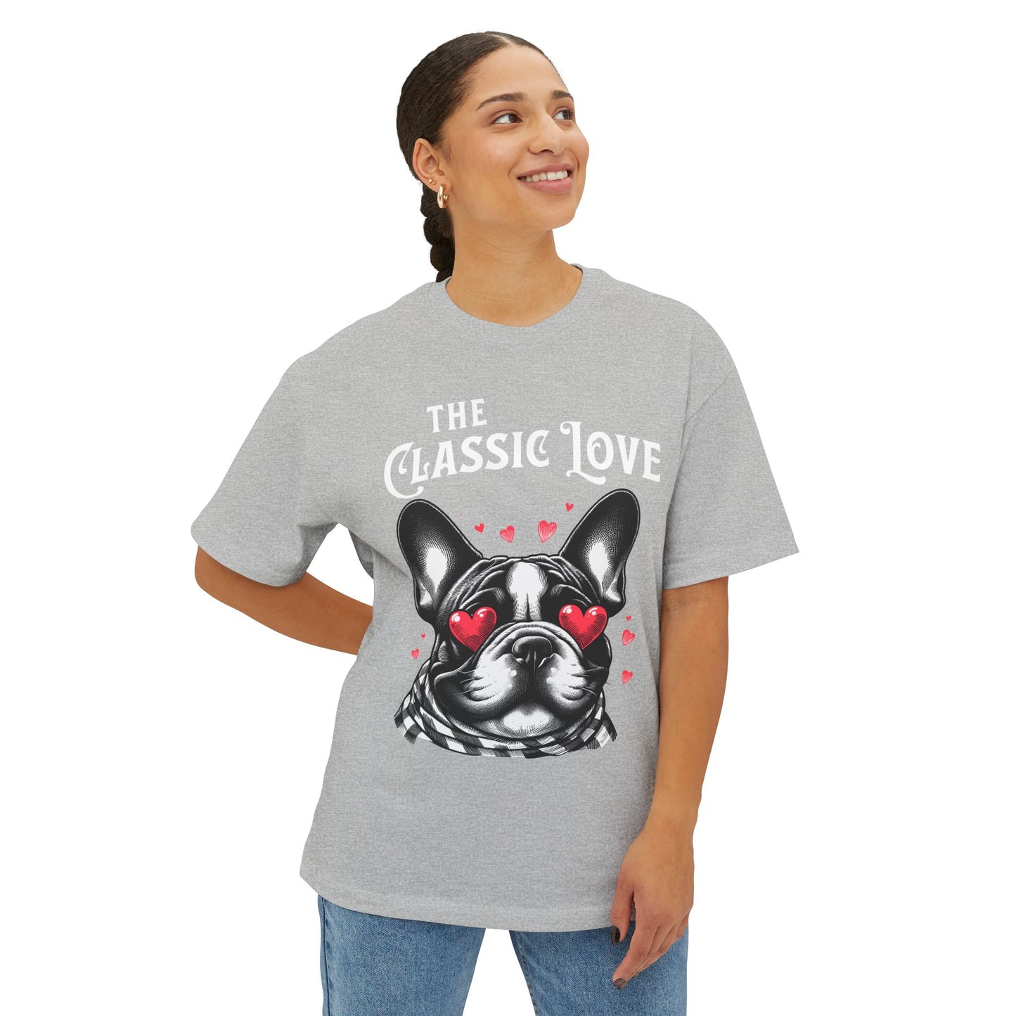 FPD - Pug Classic Love Oversized Tee – Cute Dog Lover Streetwear