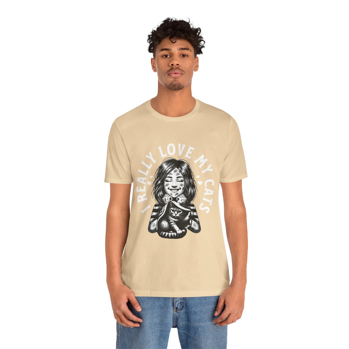 I Really Love My Cats T-Shirt | Cute Cat Lover Unisex Tee - FPD