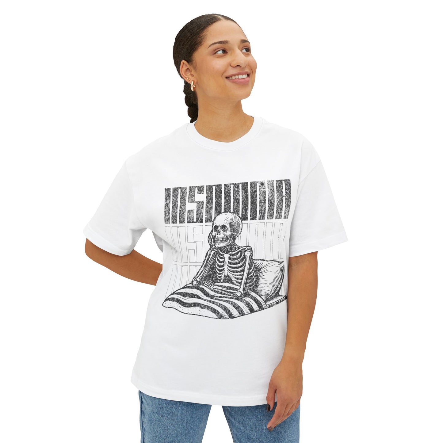 FPD - Insomnia Oversized Tee — Late Night Mind Battle Statement Shirt