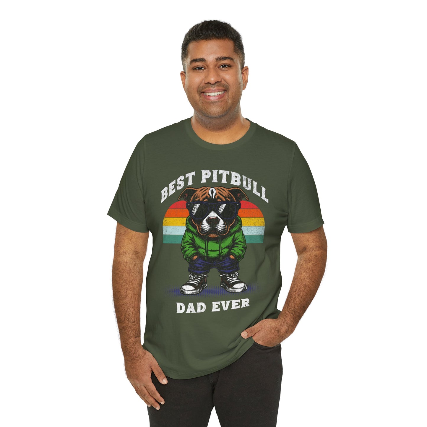 FPD - Unisex T-shirt - Best Pitbull Dad Ever Tee – Dog Lover Statement Shirt