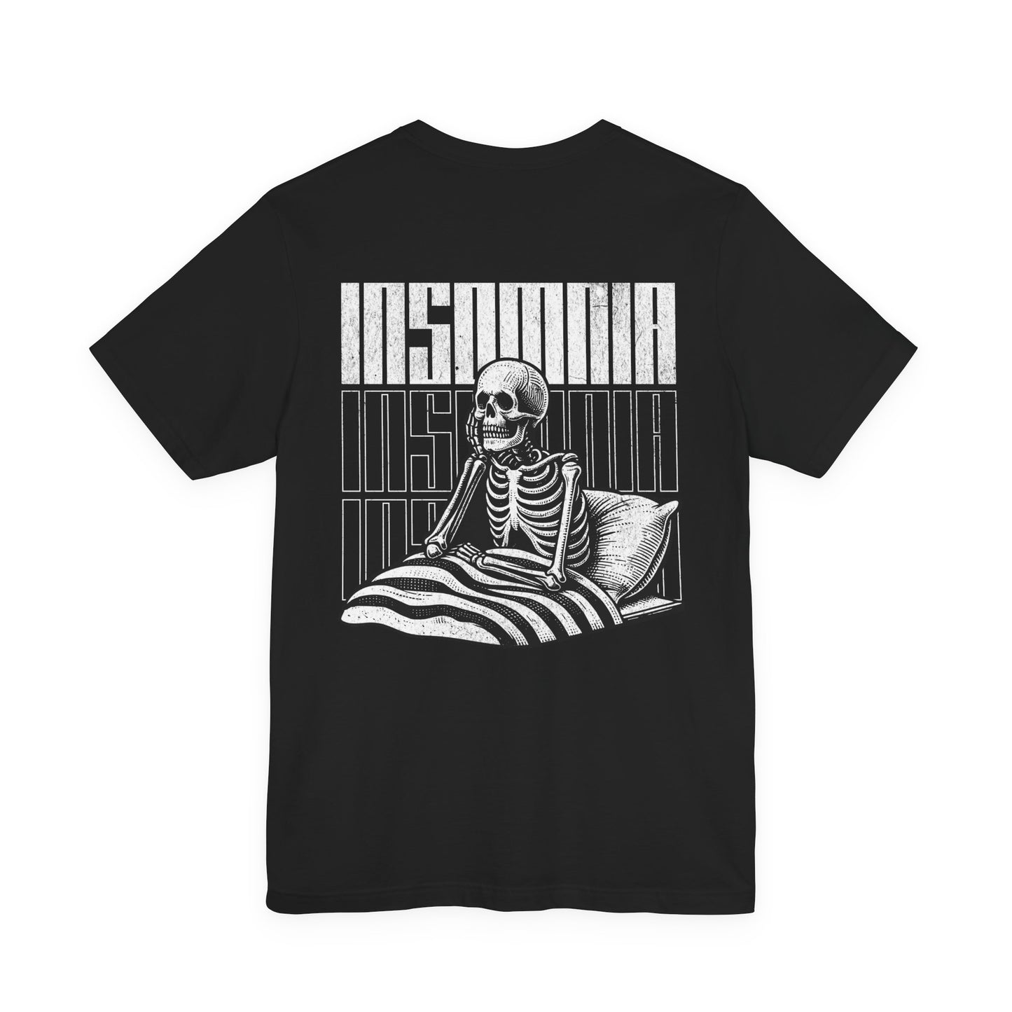 F&BPD - Unisex T-shirt - Insomnia Tee – Late Night Mind Battle Statement Shirt