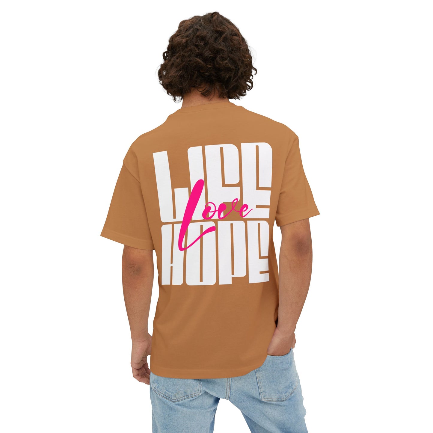 F&BPD - Love Life Hope - Oversized T-Shirt | Positive & Empowering Tee