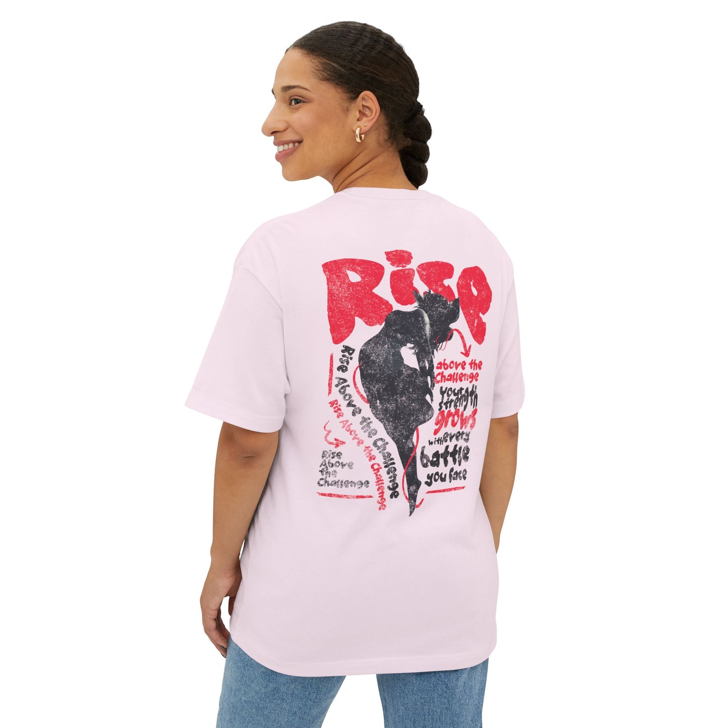 F&BPD - Rise Oversized Tee – Mental Armor & Empowerment Streetwear