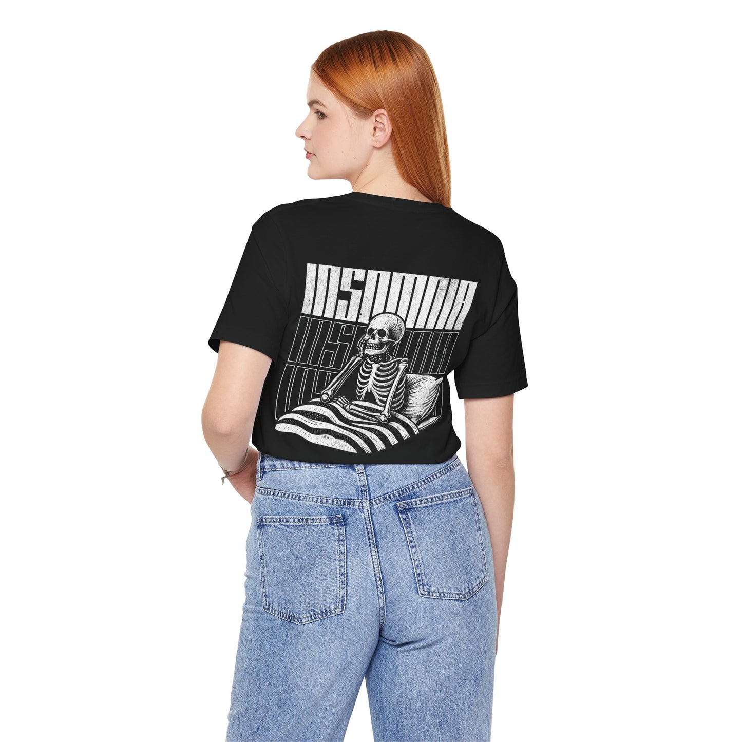 F&BPD - Unisex T-shirt - Insomnia Tee – Late Night Mind Battle Statement Shirt