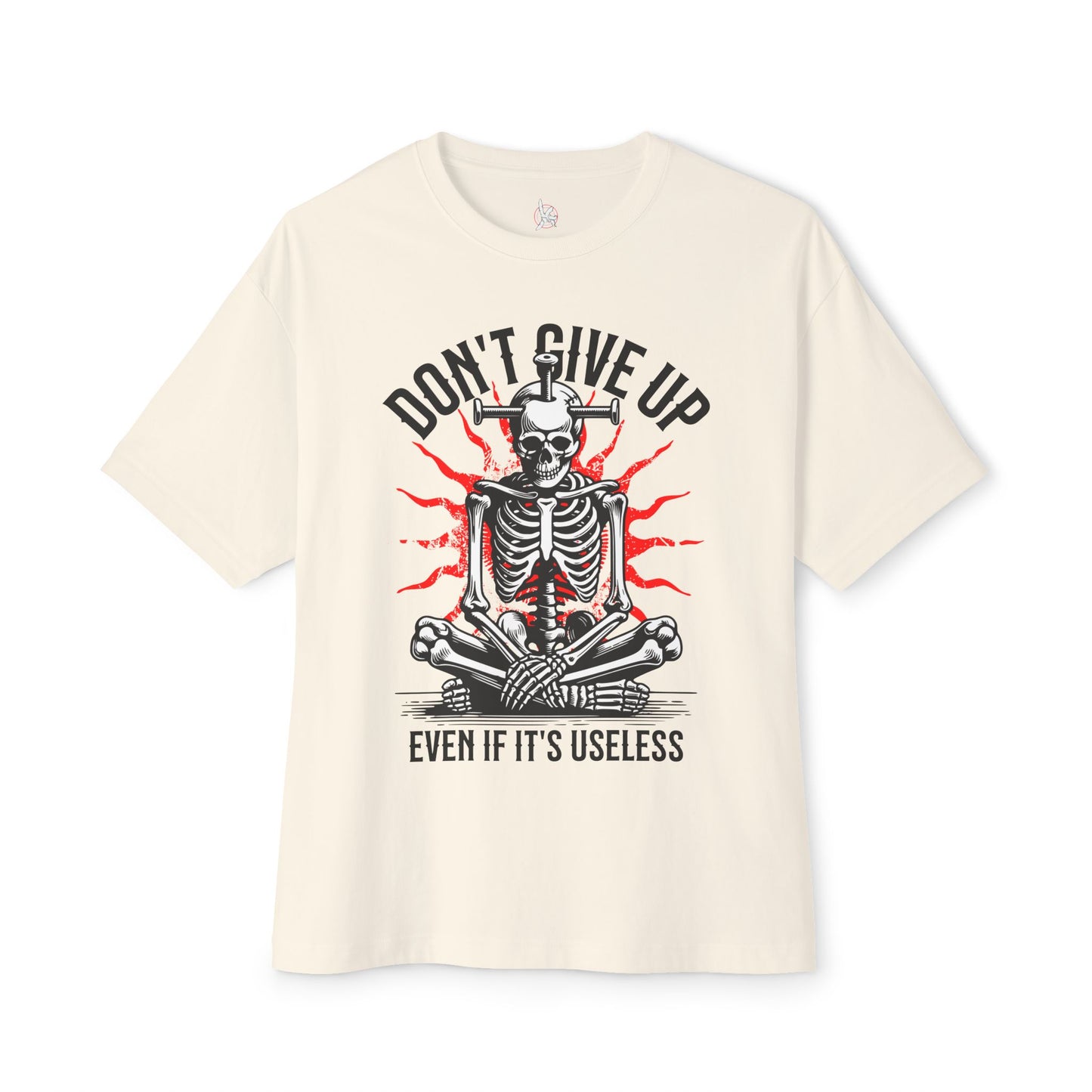 FPD - Don’t Give Up Oversized Tee – Grit & Persistence Statement Shirt