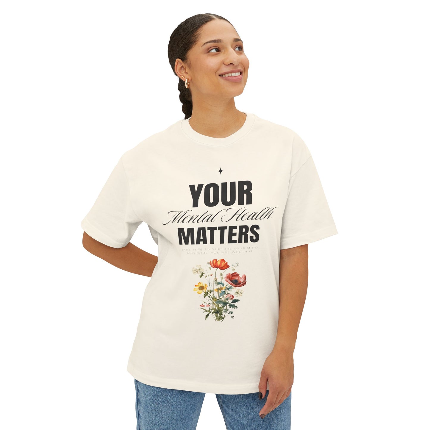 FPD - Your Mental Health Matters Oversized Tee – Support & Awareness Shirt