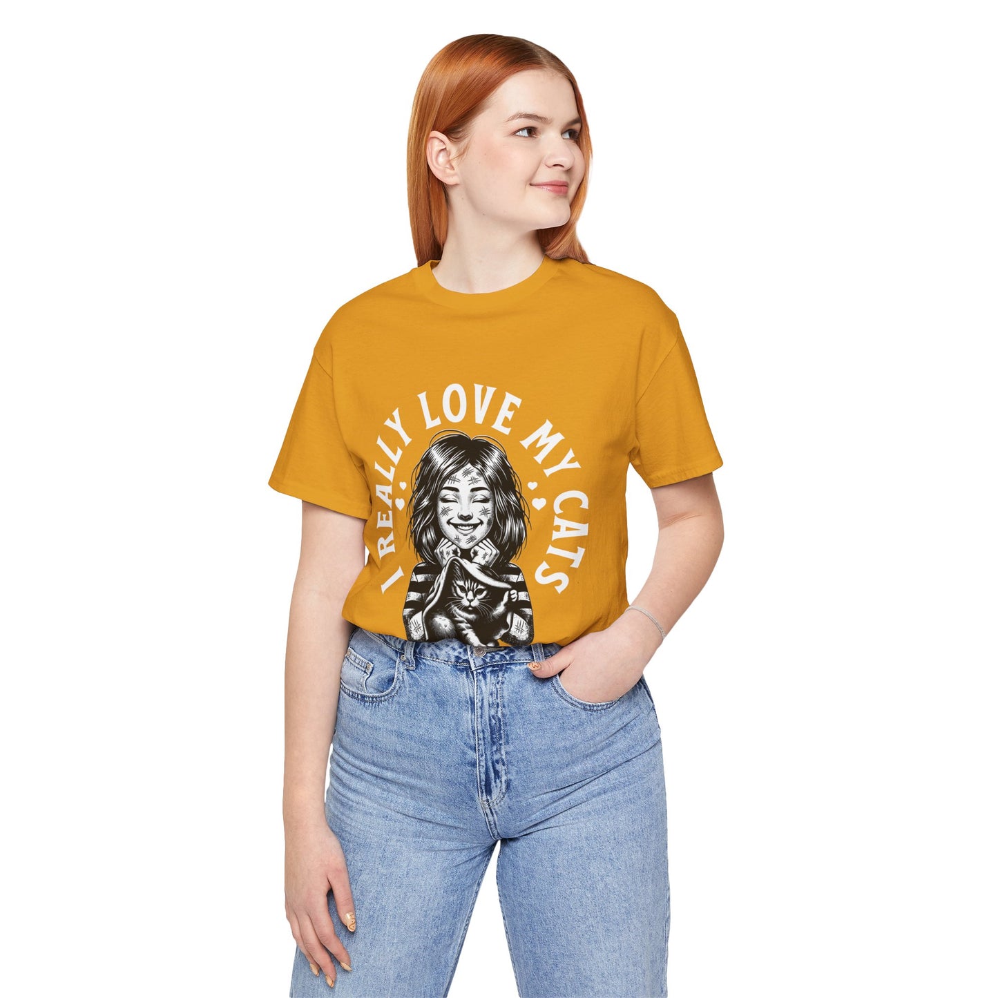 I Really Love My Cats T-Shirt | Cute Cat Lover Unisex Tee - FPD
