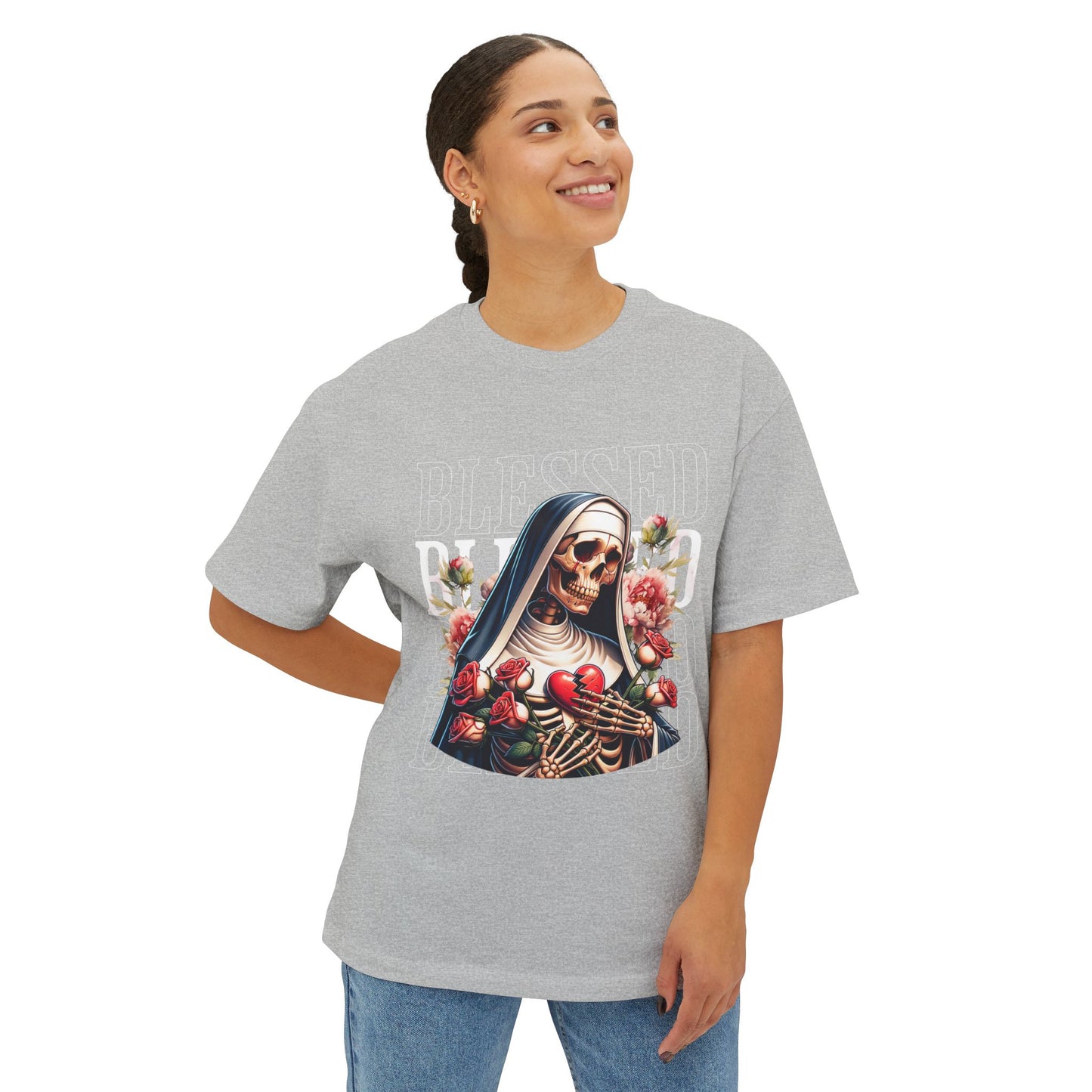 FPD - Blessed Oversized Tee – Minimalist Faith & Gratitude Shirt