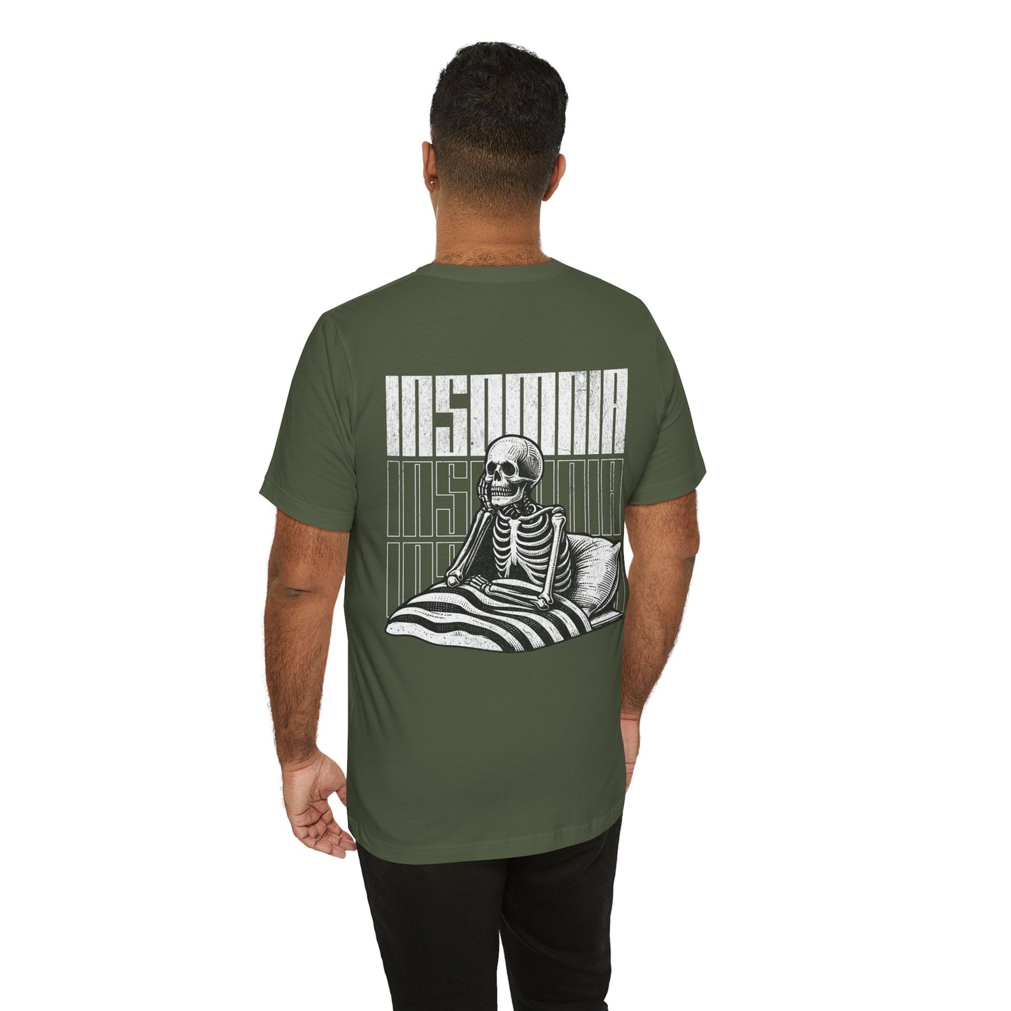 F&BPD - Unisex T-shirt - Insomnia Tee – Late Night Mind Battle Statement Shirt