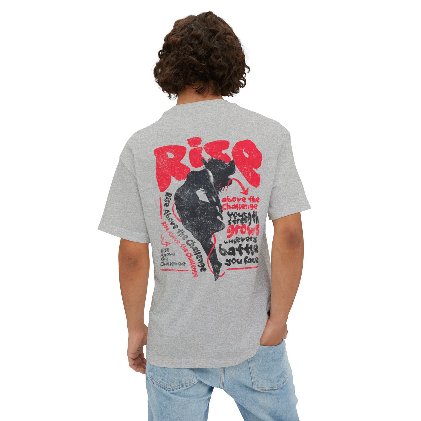 F&BPD - Rise Oversized Tee – Mental Armor & Empowerment Streetwear